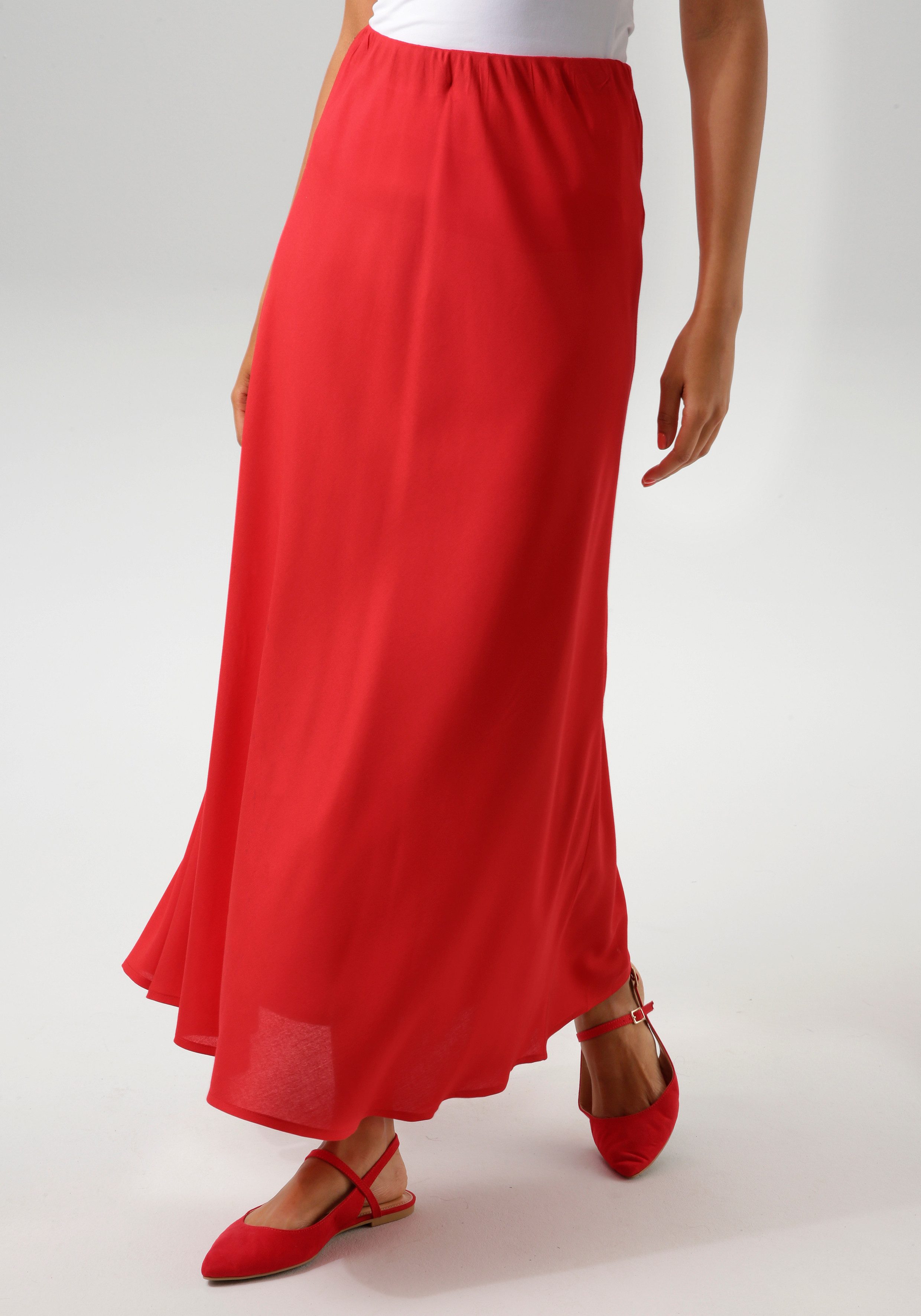 Aniston CASUAL Maxirock, in sommerlichen Farben günstig online kaufen