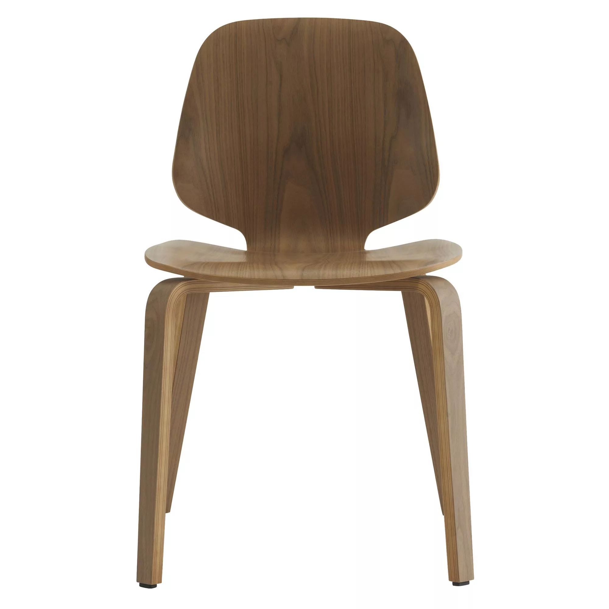 Normann Copenhagen - My Chair Stuhl - nussbaum/lackiert/BxHxT 48x80x50cm günstig online kaufen