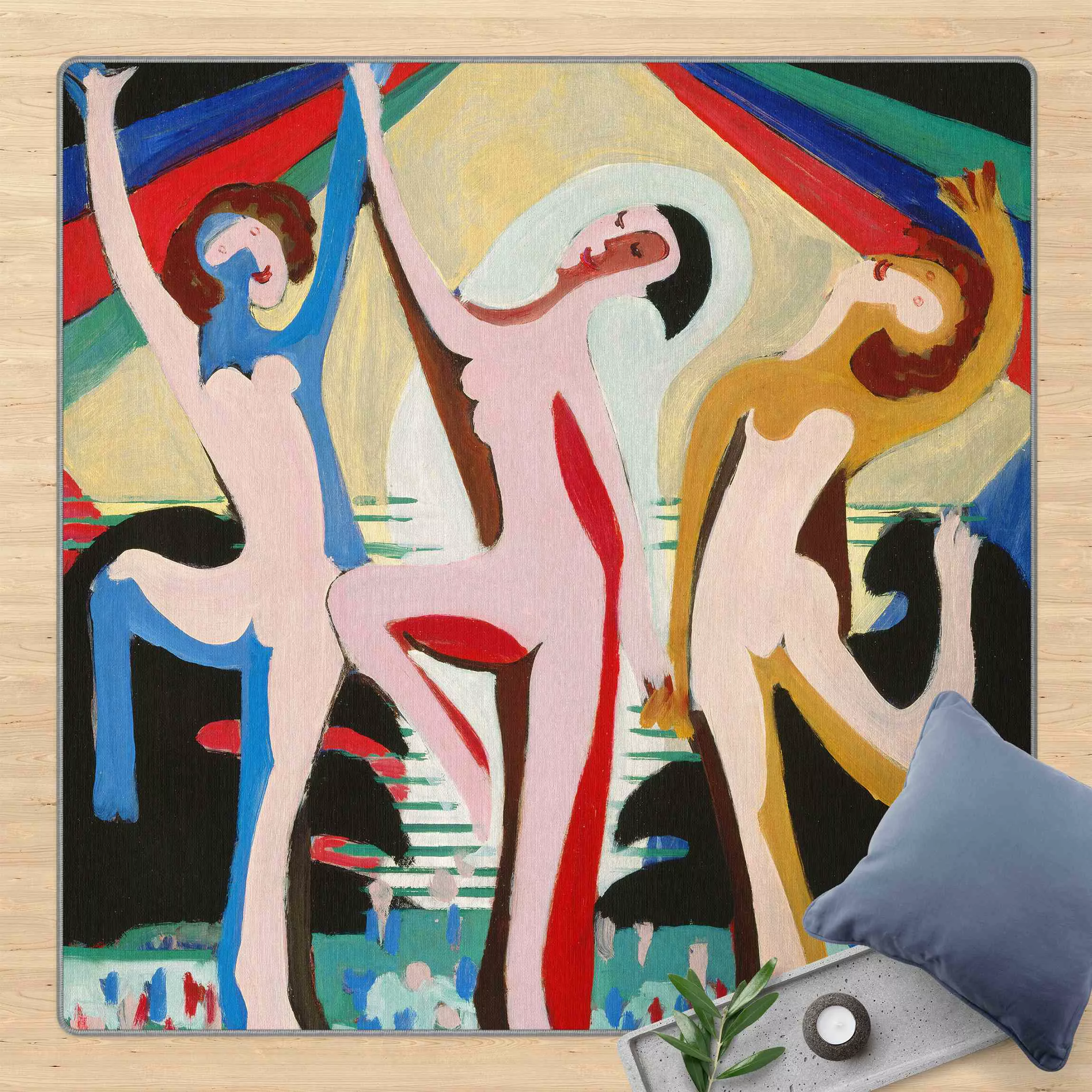 Teppich Ernst Ludwig Kirchner - Farbentanz günstig online kaufen