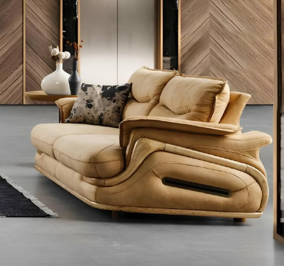 Xlmoebel Sofa Luxuriöses Dreisitzer-Sofa Italienisches Design für das Wohnz günstig online kaufen