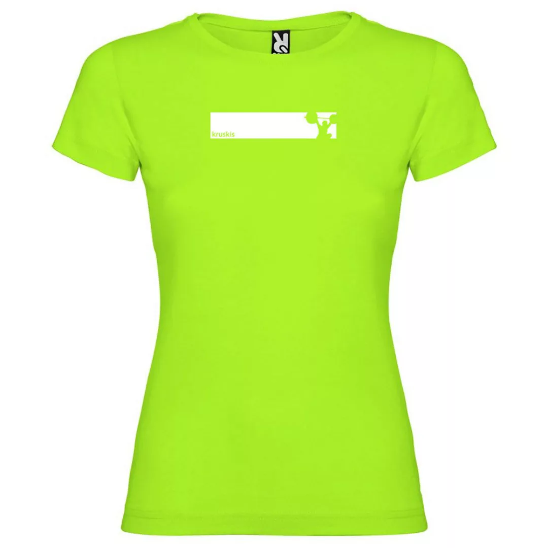 Kruskis Train Frame Kurzärmeliges T-shirt S Light Green günstig online kaufen