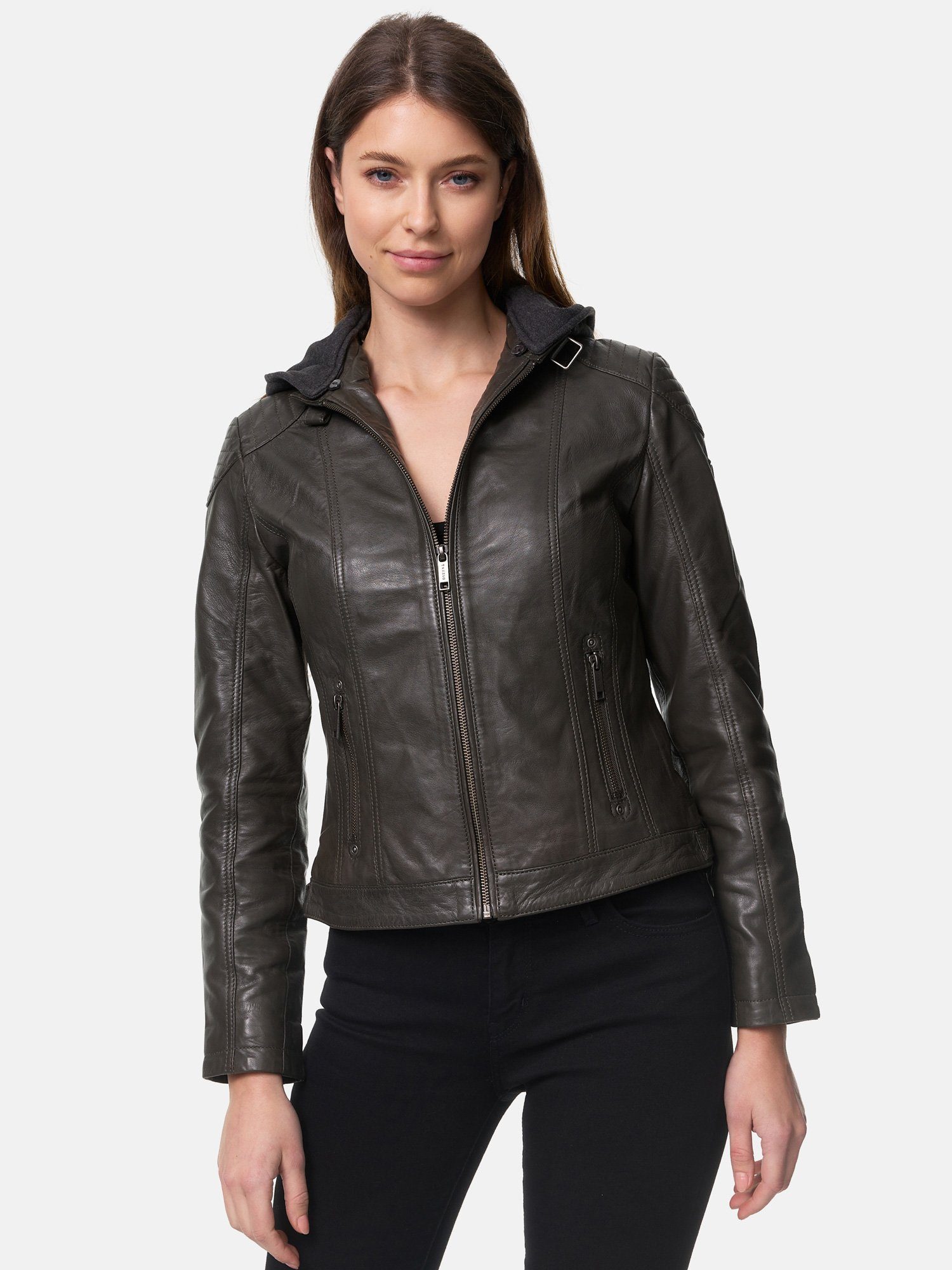 Tazzio Lederjacke F503 Damen Leder Jacke günstig online kaufen