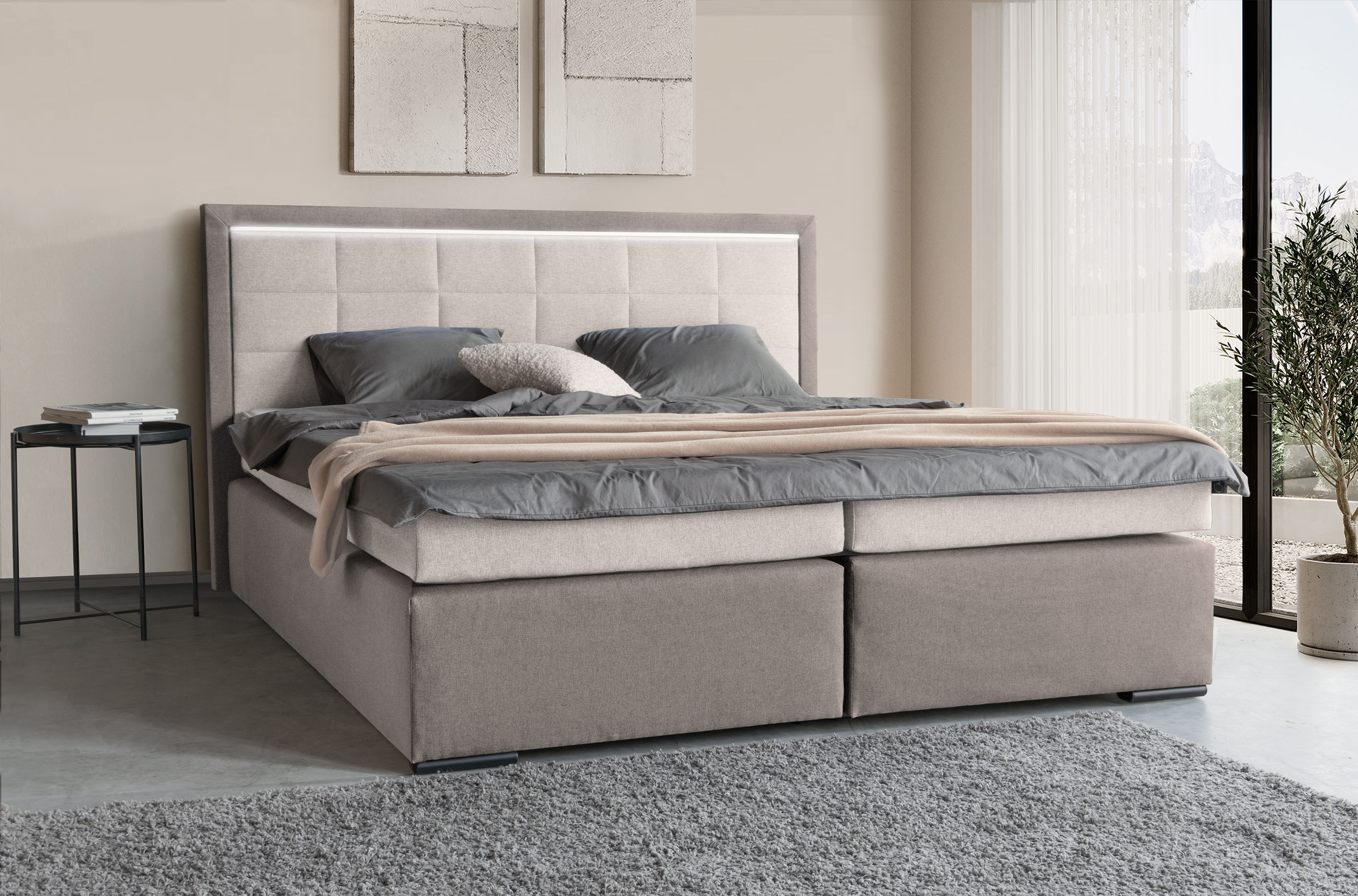 COLLECTION AB Boxspringbett »30 Jahre Jubiläums-Modell Athena«, in H2,H3 & günstig online kaufen
