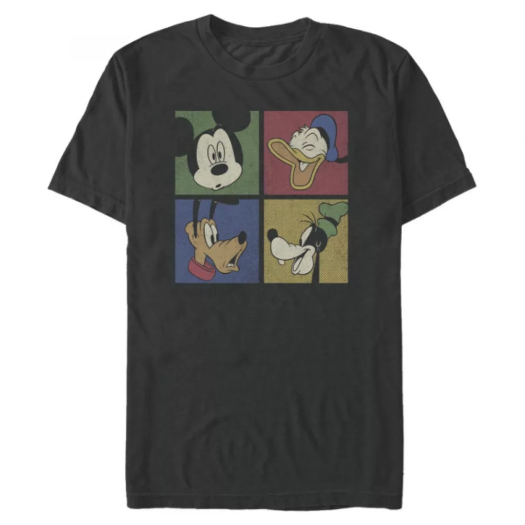 Disney - Micky Maus - Gruppe Block Party - Männer T-Shirt günstig online kaufen