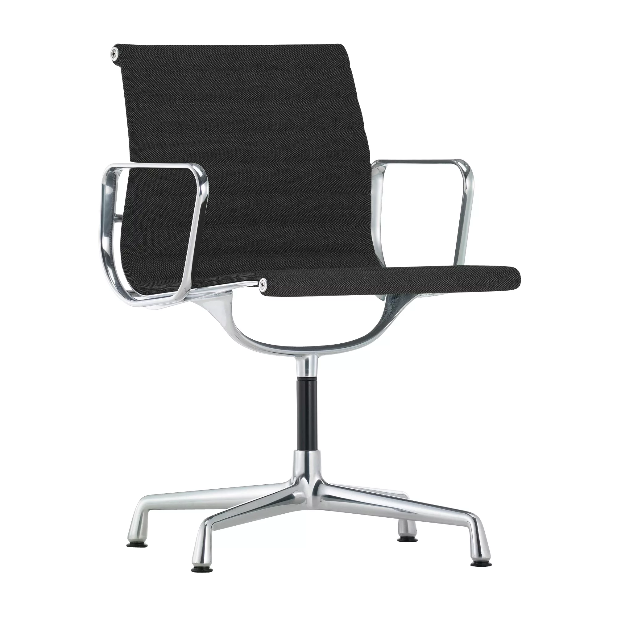 Vitra - EA 104 Aluminium Chair Armlehnstuhl - schwarz/Sitzfläche Stoff Hops günstig online kaufen