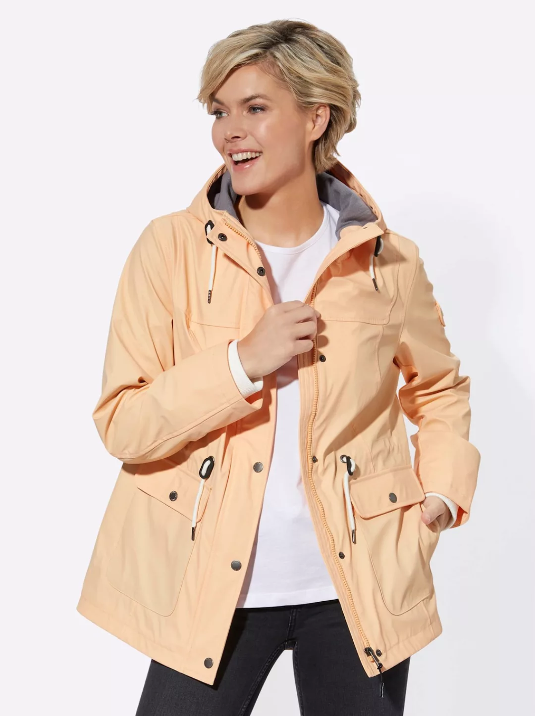 Casual Looks Outdoorjacke, mit Kapuze günstig online kaufen