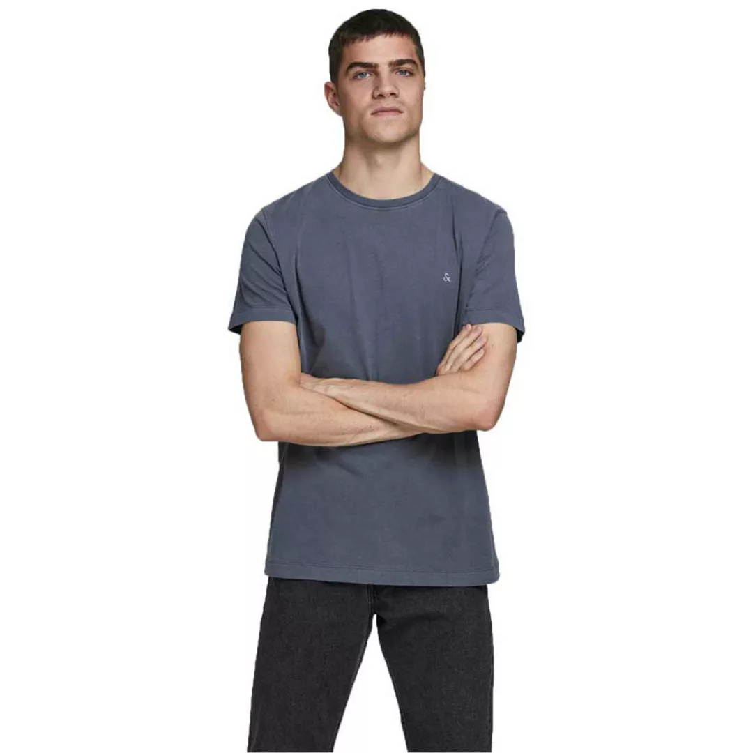 Jack & Jones Washed O-neck Kurzärmeliges T-shirt S Navy Blazer / Regular Fi günstig online kaufen