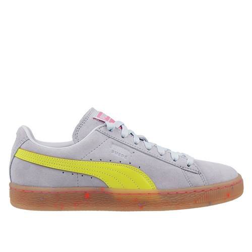 Puma Suede Wns Sw Illusion Schuhe EU 37 1/2 Yellow / Grey günstig online kaufen