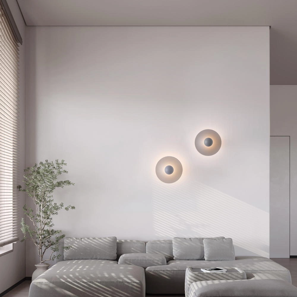 LED Wandleuchte Edem in Grau 9W 315lm günstig online kaufen