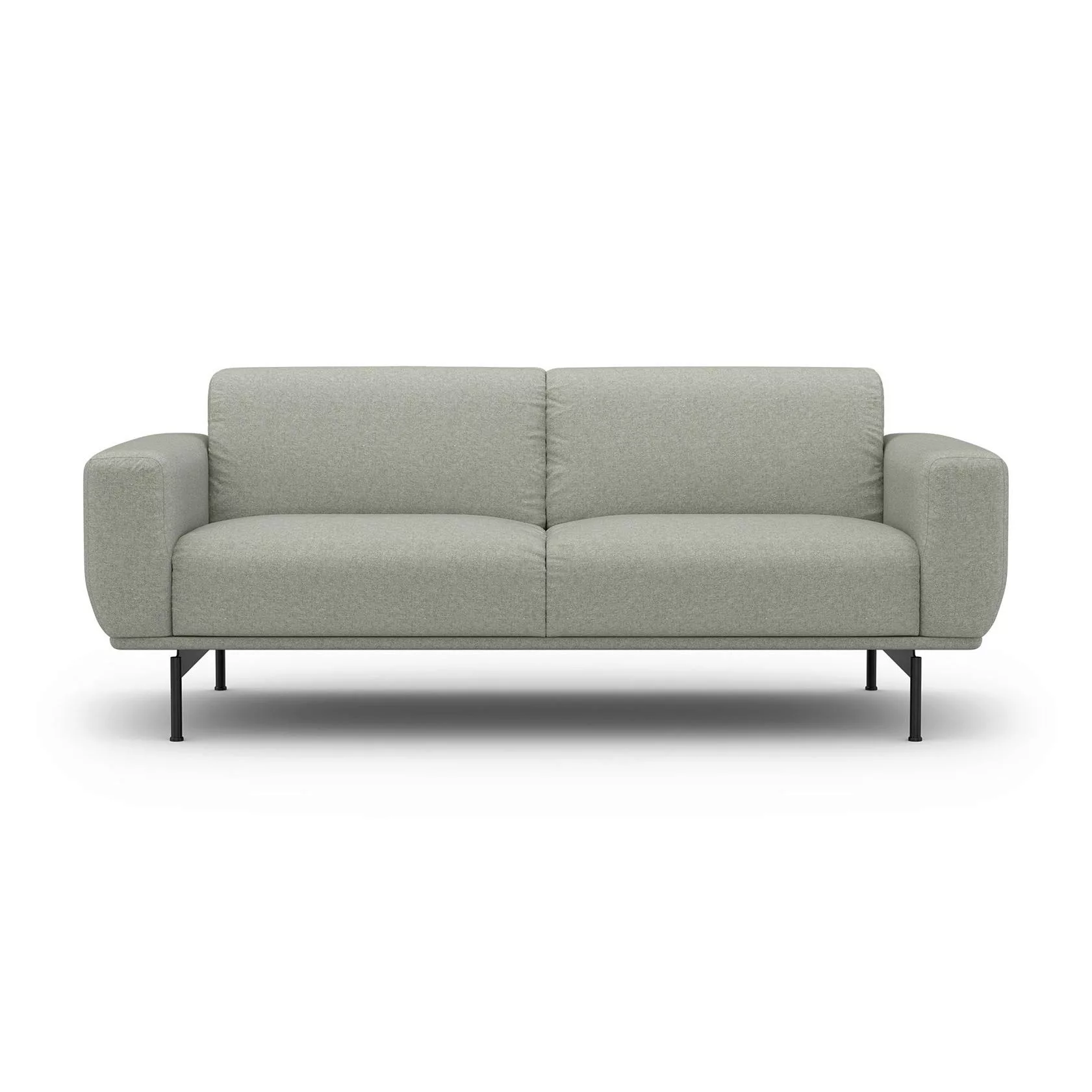 Sit with us - Air 2-Sitzer Sofa mit Kufengestell - hellgrün/Stoff Modesto/B günstig online kaufen