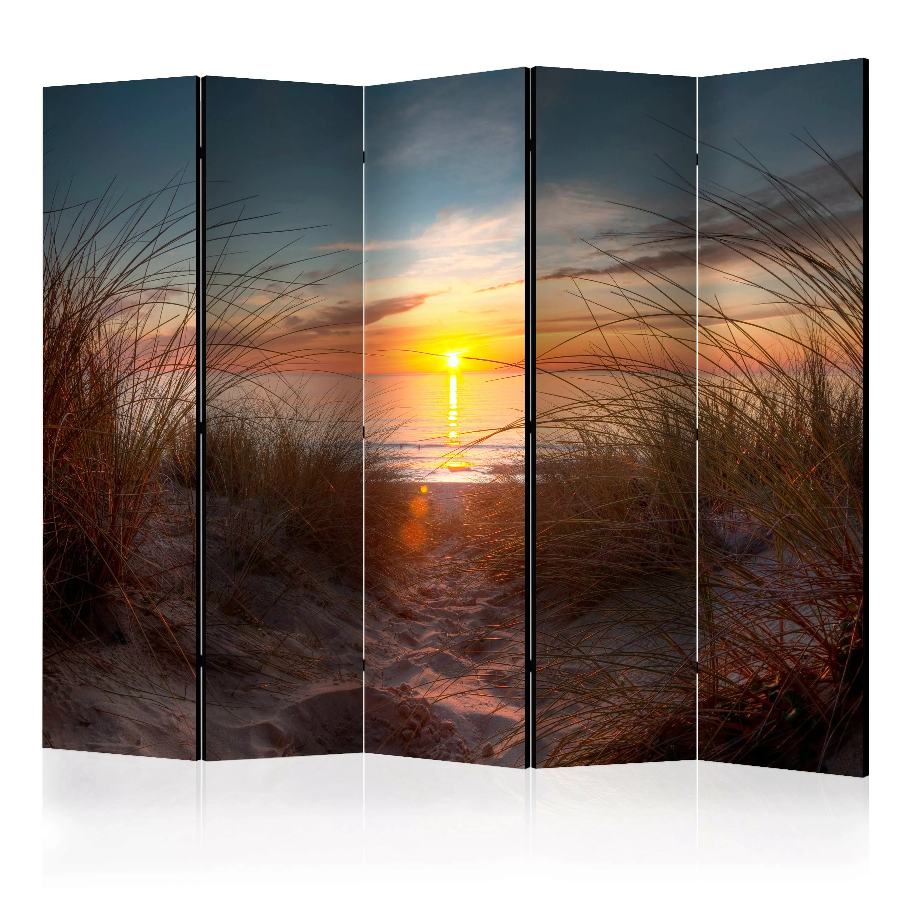 5-teiliges Paravent - Sunset Over The Atlantic Ocean Ii [room Dividers] günstig online kaufen