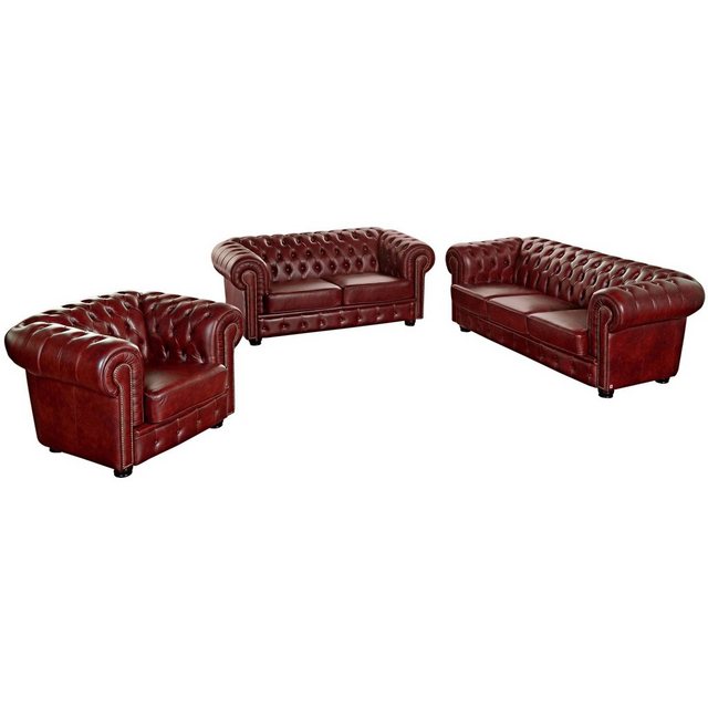 58 aufm Kessel Polstergarnitur Sofa 3-Sitzer / Sofa 2-Sitzer / Sessel Kath günstig online kaufen