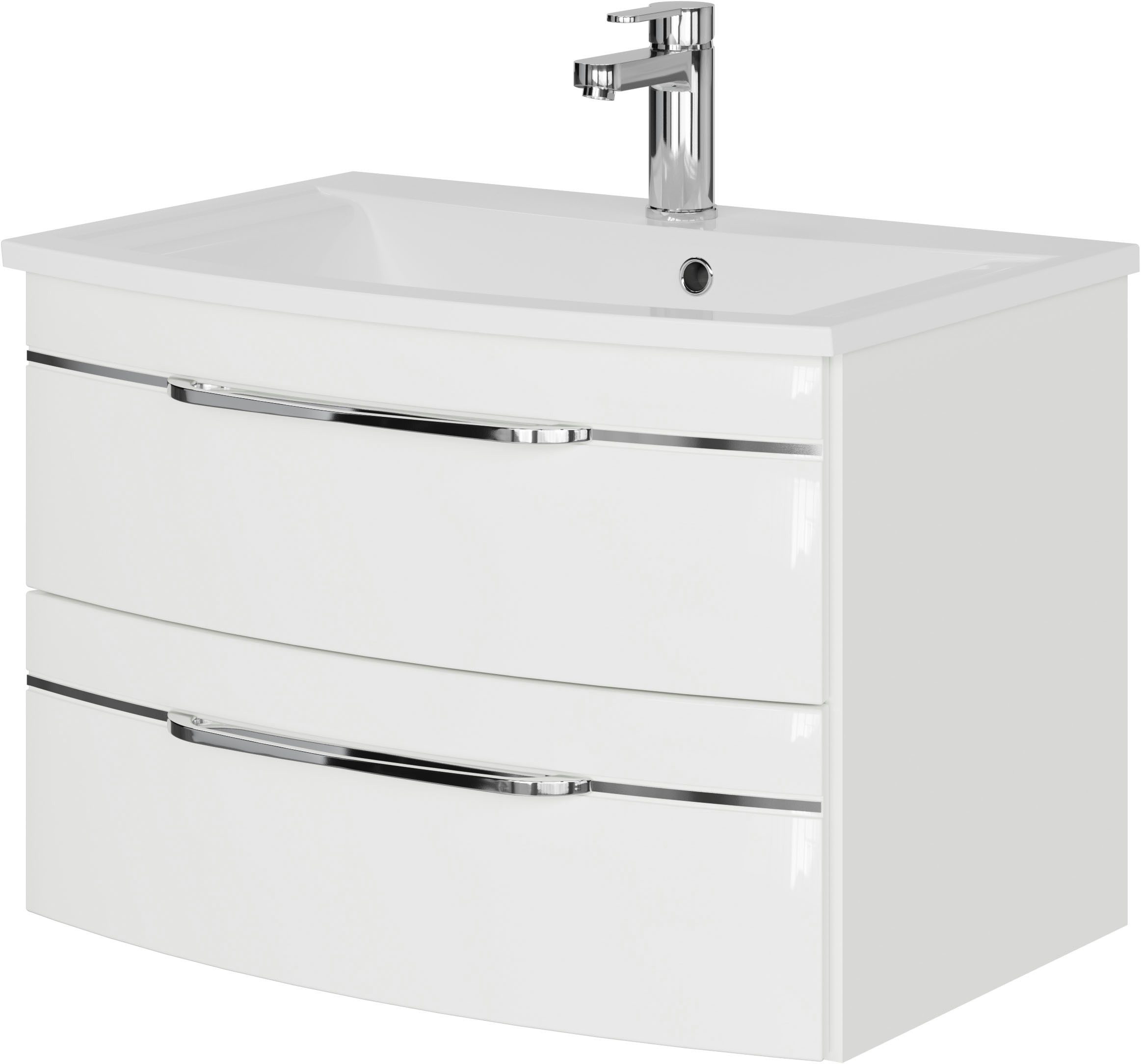 Saphir Waschtisch "Serie 7045 Mineralmarmor-Waschtisch und Unterschrank, 71 günstig online kaufen