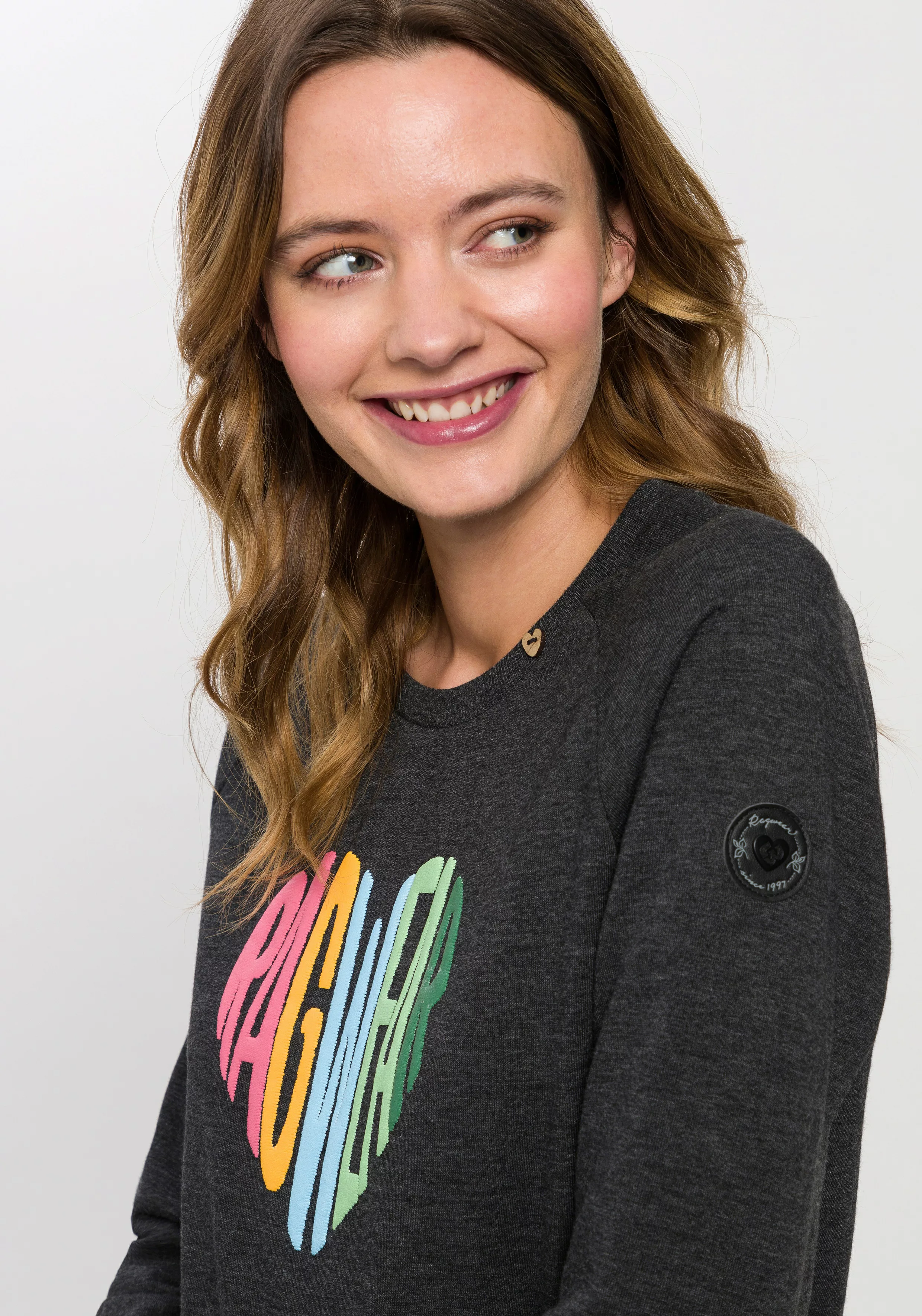 Ragwear Sweater "JOHANKA LOVE O", im Rainbow Pride Look günstig online kaufen
