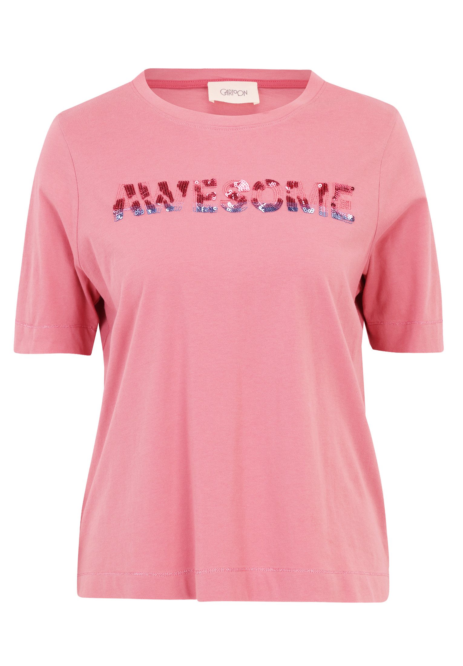 Cartoon Kurzarmshirt "Cartoon Damen Rundhals-Shirt kurzarm", (1 tlg.), Pail günstig online kaufen