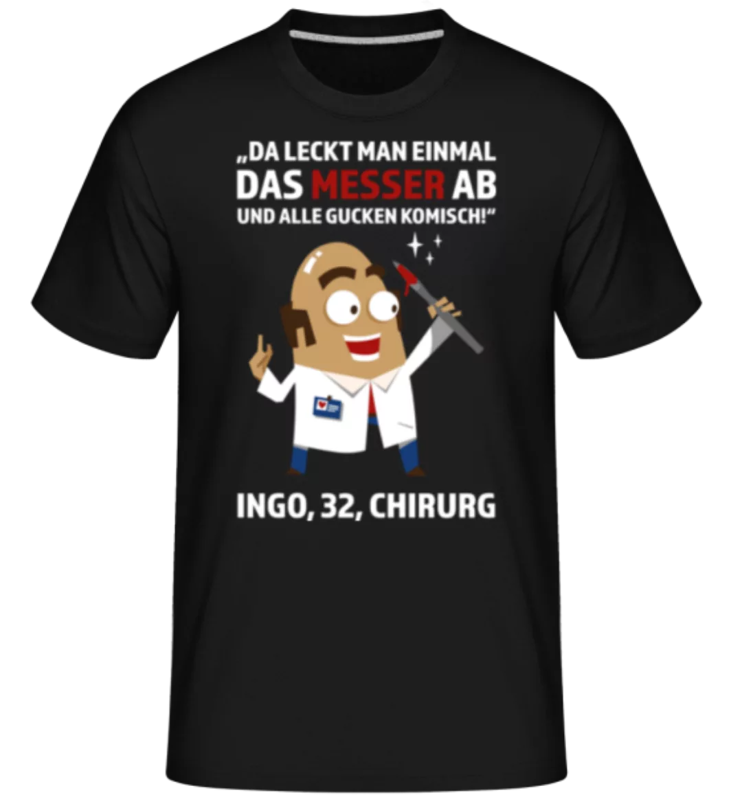 Messer Ablecken Chirurg · Shirtinator Männer T-Shirt günstig online kaufen