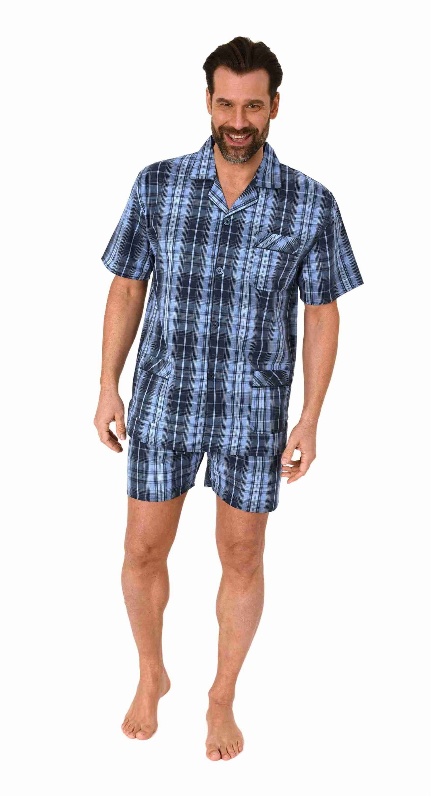 Normann Pyjama Herren kurzarm Schlafanzug Shorty günstig online kaufen