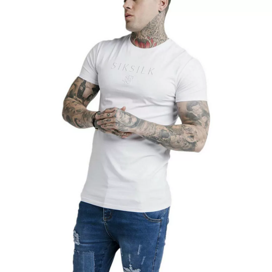Siksilk Astro Gym Kurzärmeliges T-shirt M White günstig online kaufen