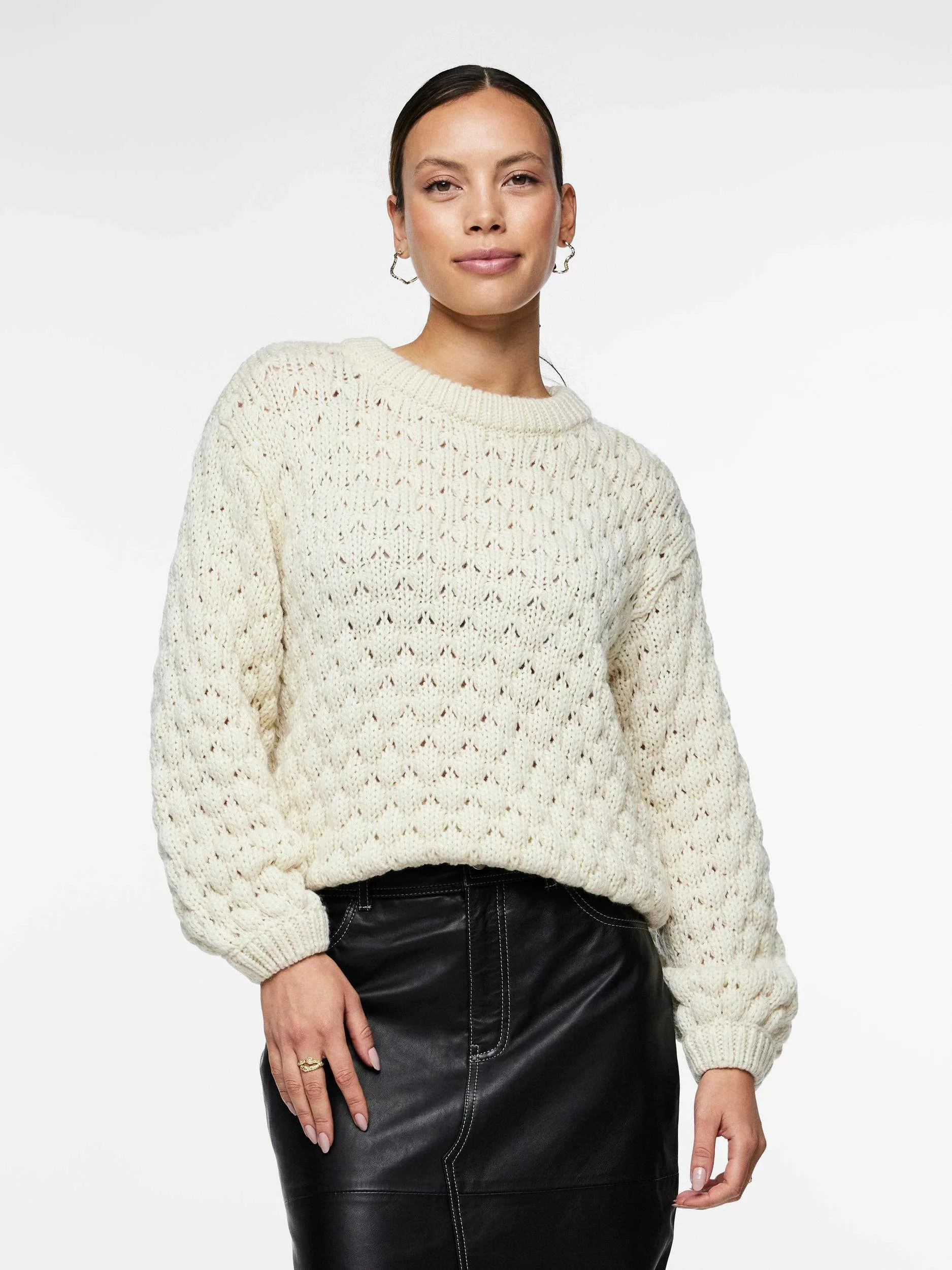 Y.A.S Strickpullover YASBUBBA LS KNIT PULLOVER günstig online kaufen