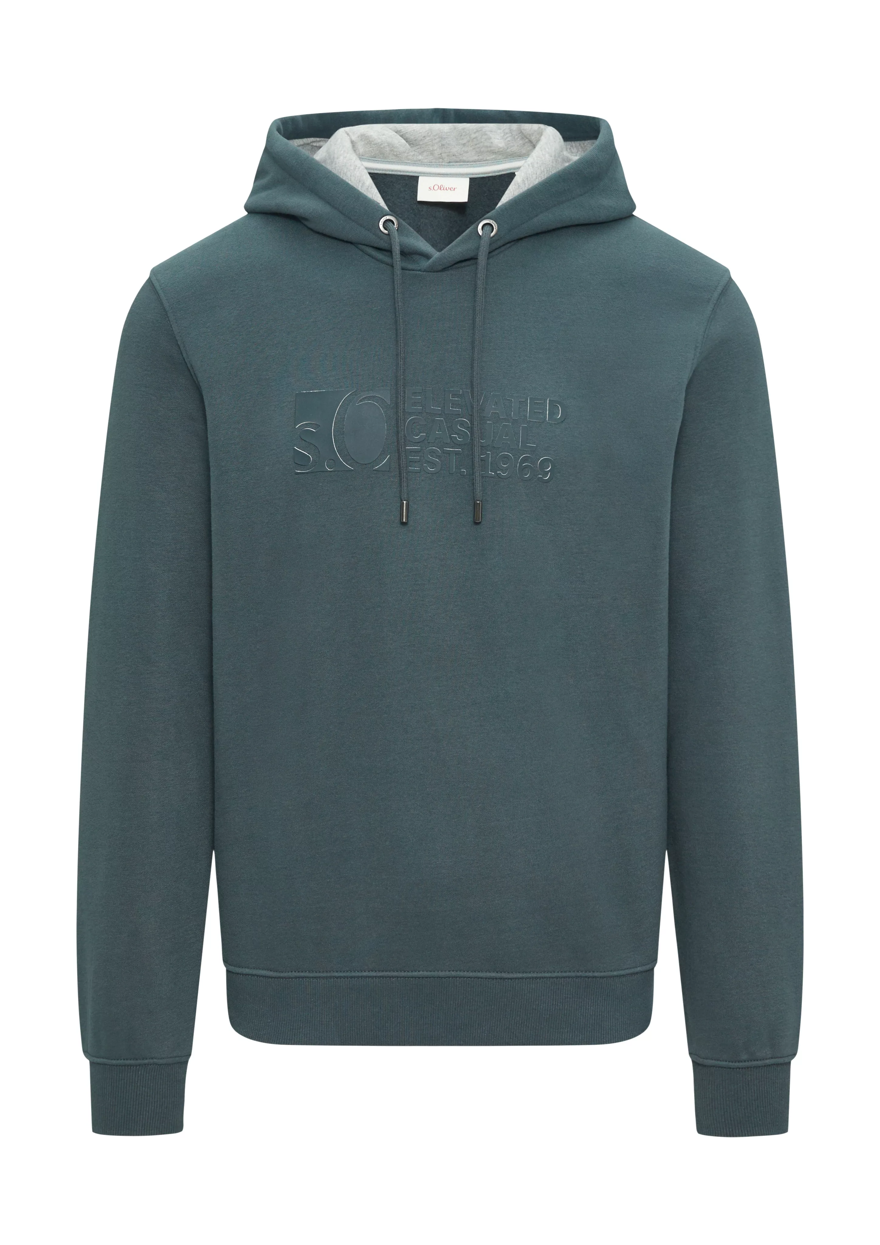 s.Oliver Kapuzensweatshirt mit Front-Print günstig online kaufen