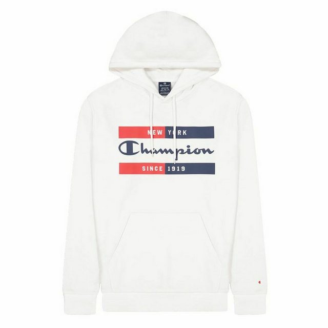 Champion Sweater Herren Sweater mit Kapuze Champion New York Weiß günstig online kaufen