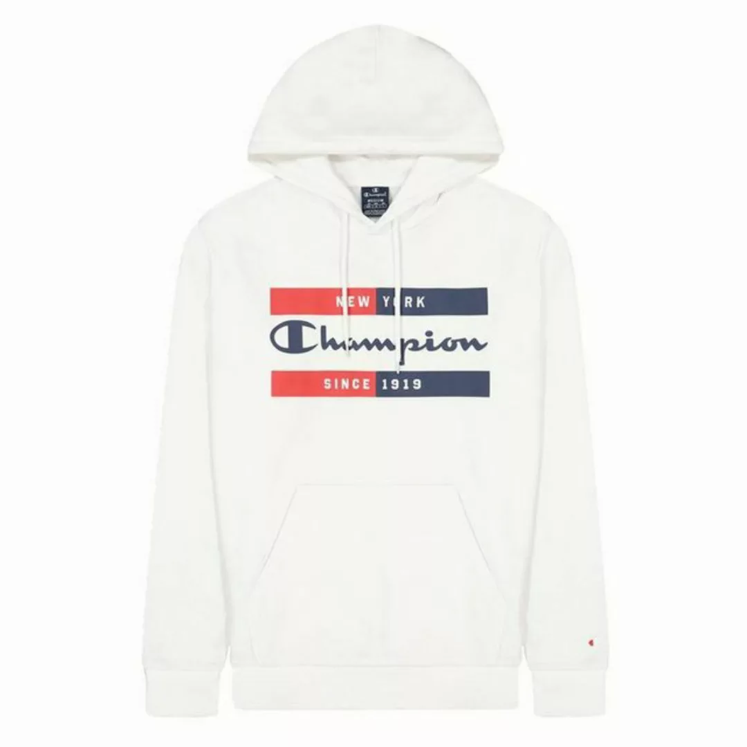 Champion Sweater Herren Sweater mit Kapuze Champion New York Weiß günstig online kaufen