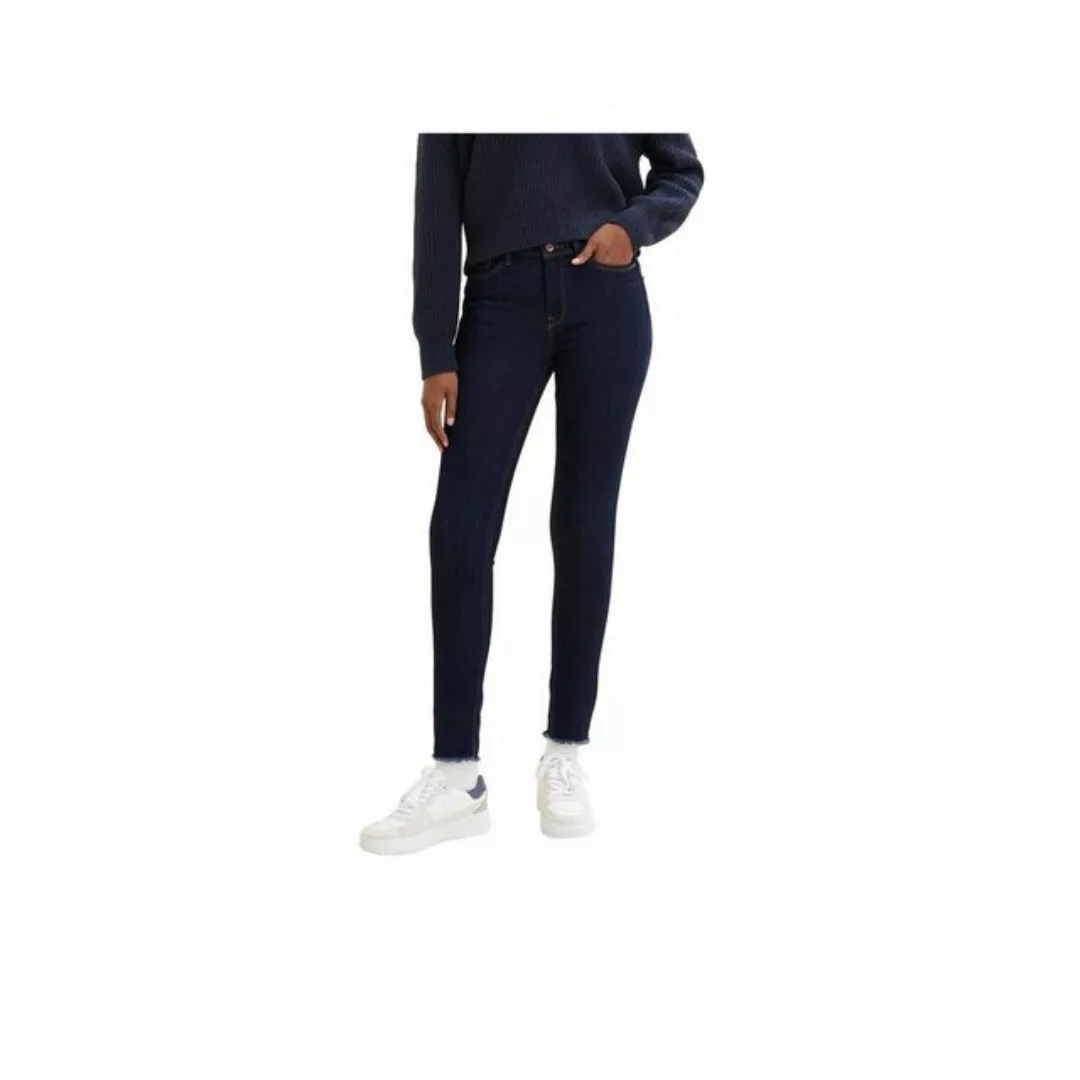 TOM TAILOR Denim Ankle-Jeans Extra Skinny Ankle Jeans mit ausgefranstem Bei günstig online kaufen