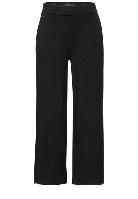 STREET ONE Stoffhose Style LTD QR Emee Viscose Jers, Black günstig online kaufen