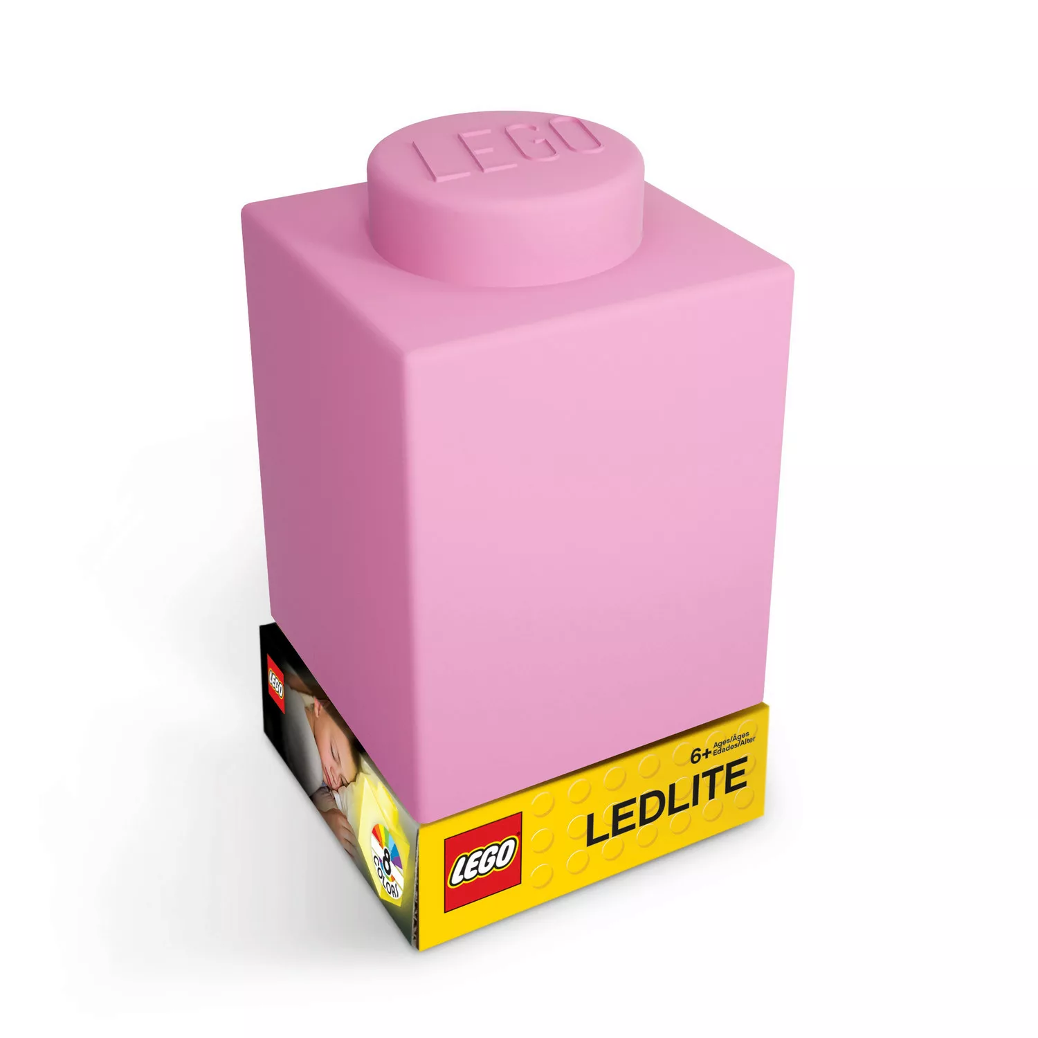 Lego® Classic - Legostein Nachtlicht Aus Silikon - Farbe Rosa günstig online kaufen