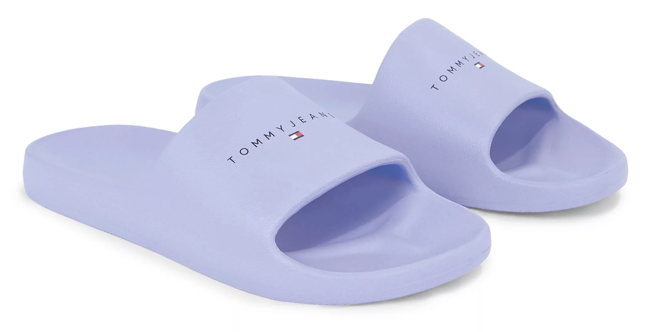 Tommy Jeans Pantolette "TJW PRINTED PU POOL SLIDE" günstig online kaufen