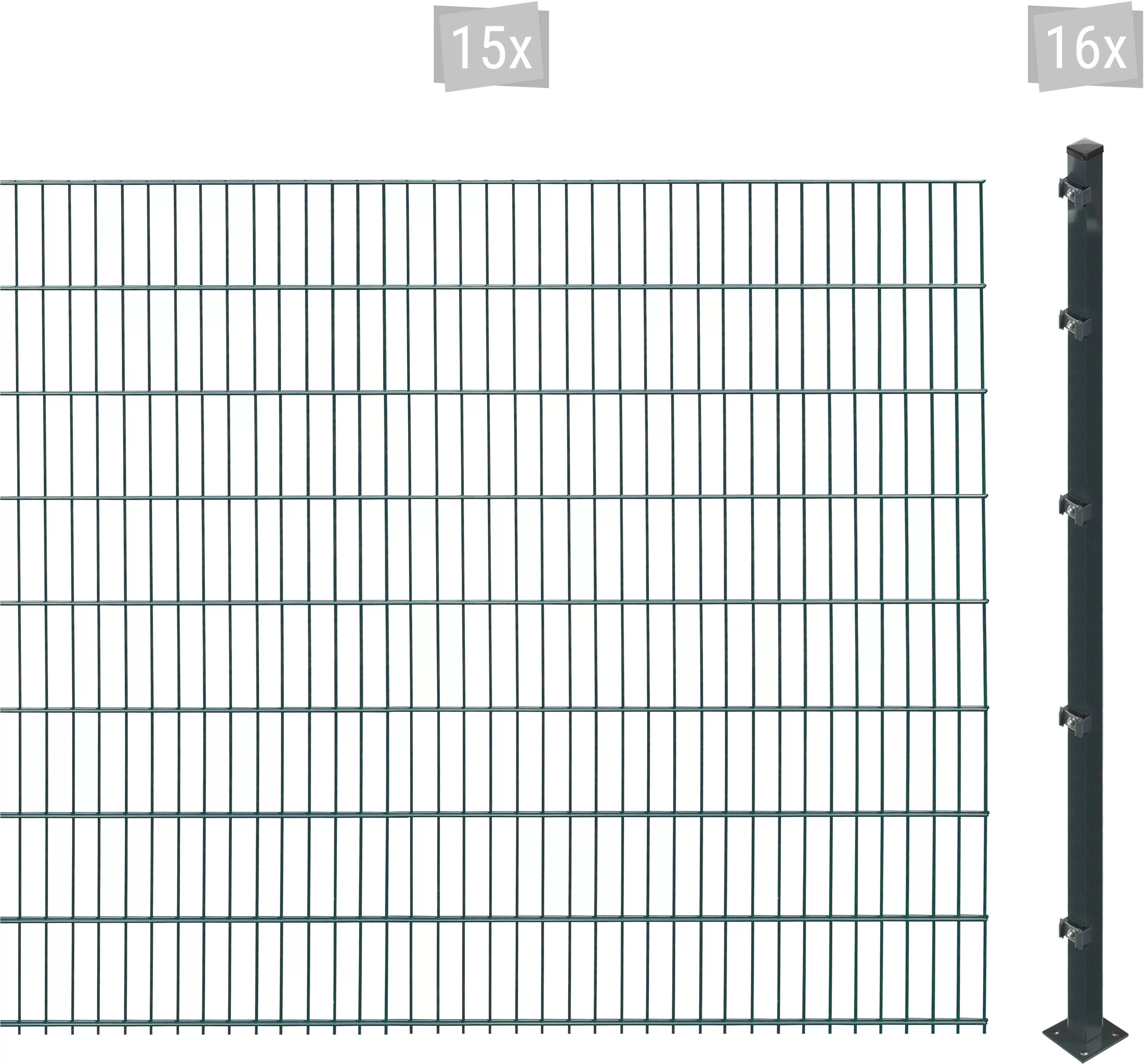 Arvotec Doppelstabmattenzaun "ESSENTIAL 163 zum Aufschrauben", Zaunhöhe 163 günstig online kaufen