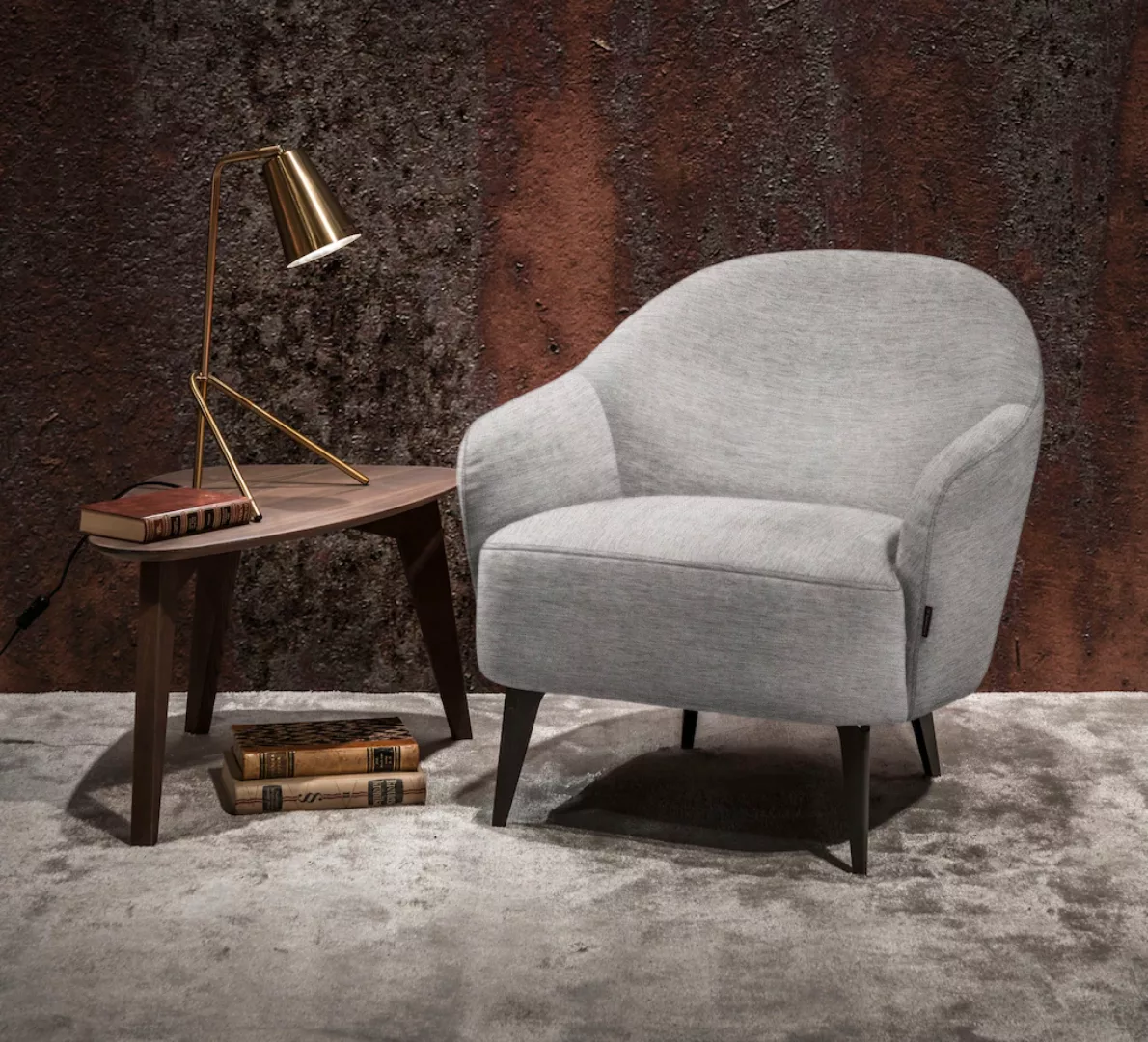 furninova Sessel »Paloma Loungesessel, Designsessel«, mit Chromfuß, im skan günstig online kaufen