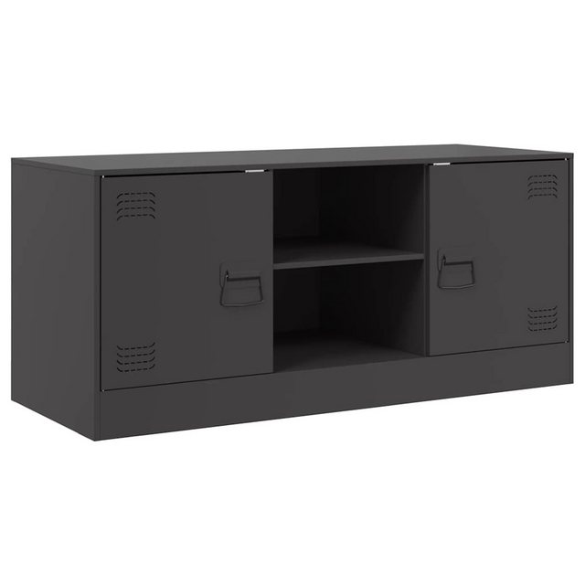 vidaXL TV-Schrank TV-Schrank Schwarz 99x39x44 cm Stahl günstig online kaufen