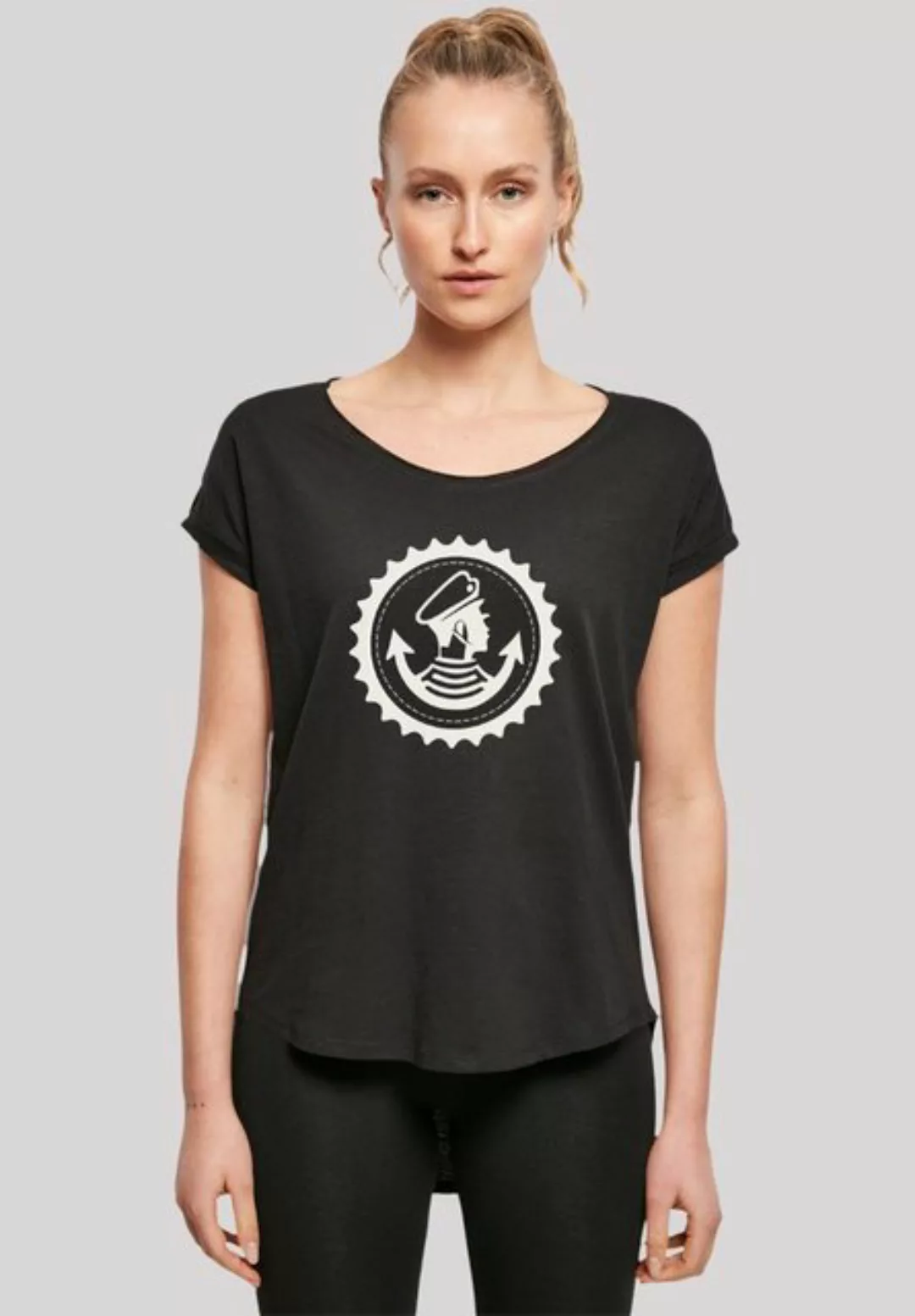 F4NT4STIC T-Shirt Knut und Jan Hamburg with Ladies Long Slub Tee Print günstig online kaufen