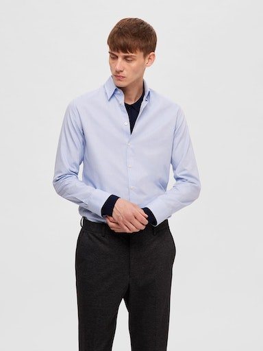 SELECTED HOMME Langarmhemd SLHSLIMSOHO-DETAIL SHIRT LS NOOS günstig online kaufen