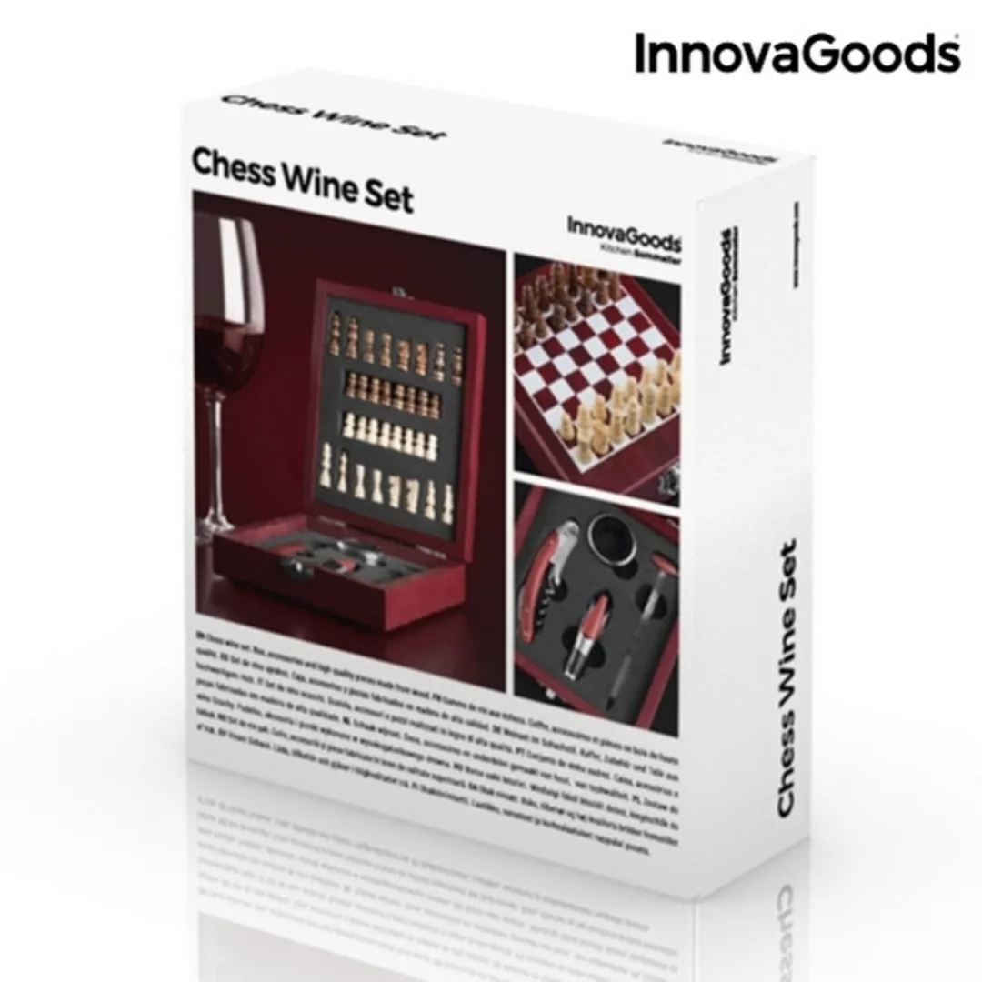 Weinzubehörset Mit Schachspiel Innovagoods 37 Stücke günstig online kaufen