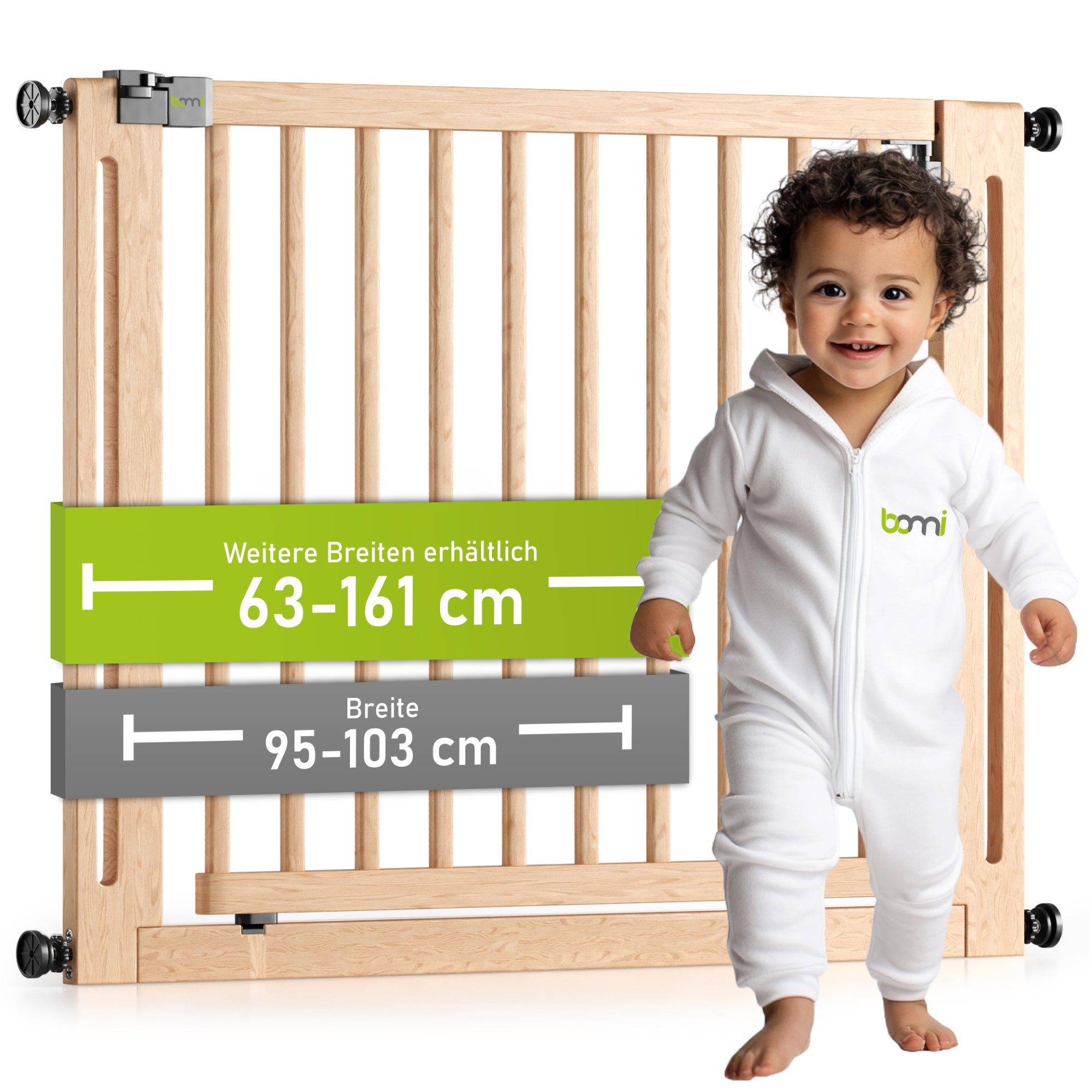 BOMI Türschutzgitter Treppenschutzgitter ohne Bohren, Babygitter günstig online kaufen