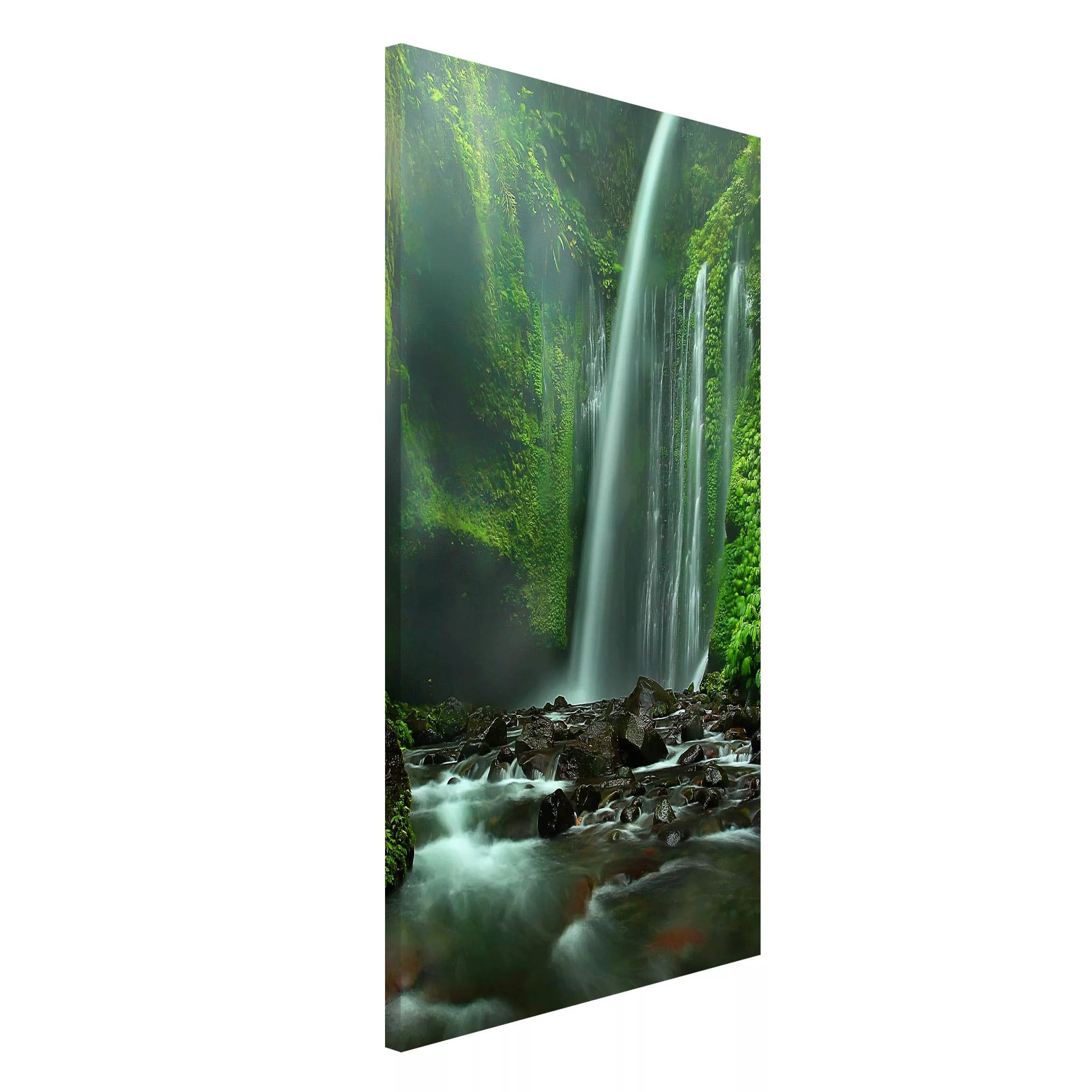 Magnettafel Natur & Landschaft - Hochformat 3:4 Tropischer Wasserfall günstig online kaufen