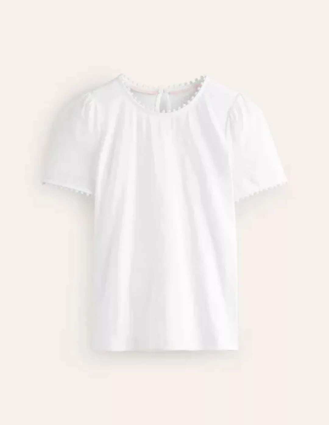 Ali T-Shirt aus Jersey Damen Boden, Weiß günstig online kaufen