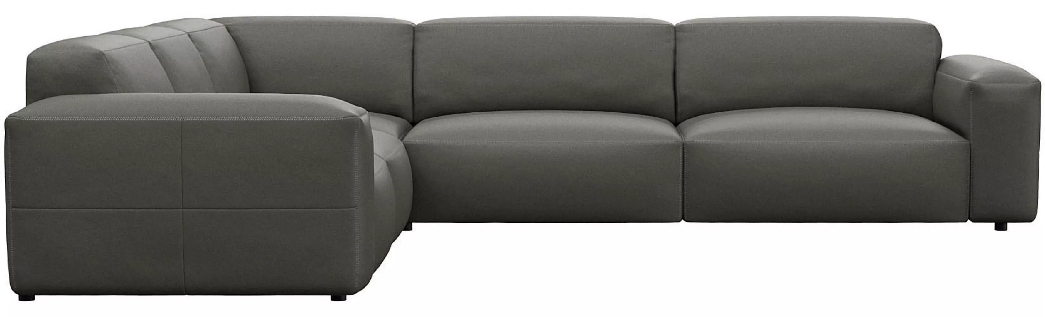 FLEXLUX Ecksofa "Lucera, super bequem durch hochwertigen Sitzaufbau mit Kal günstig online kaufen