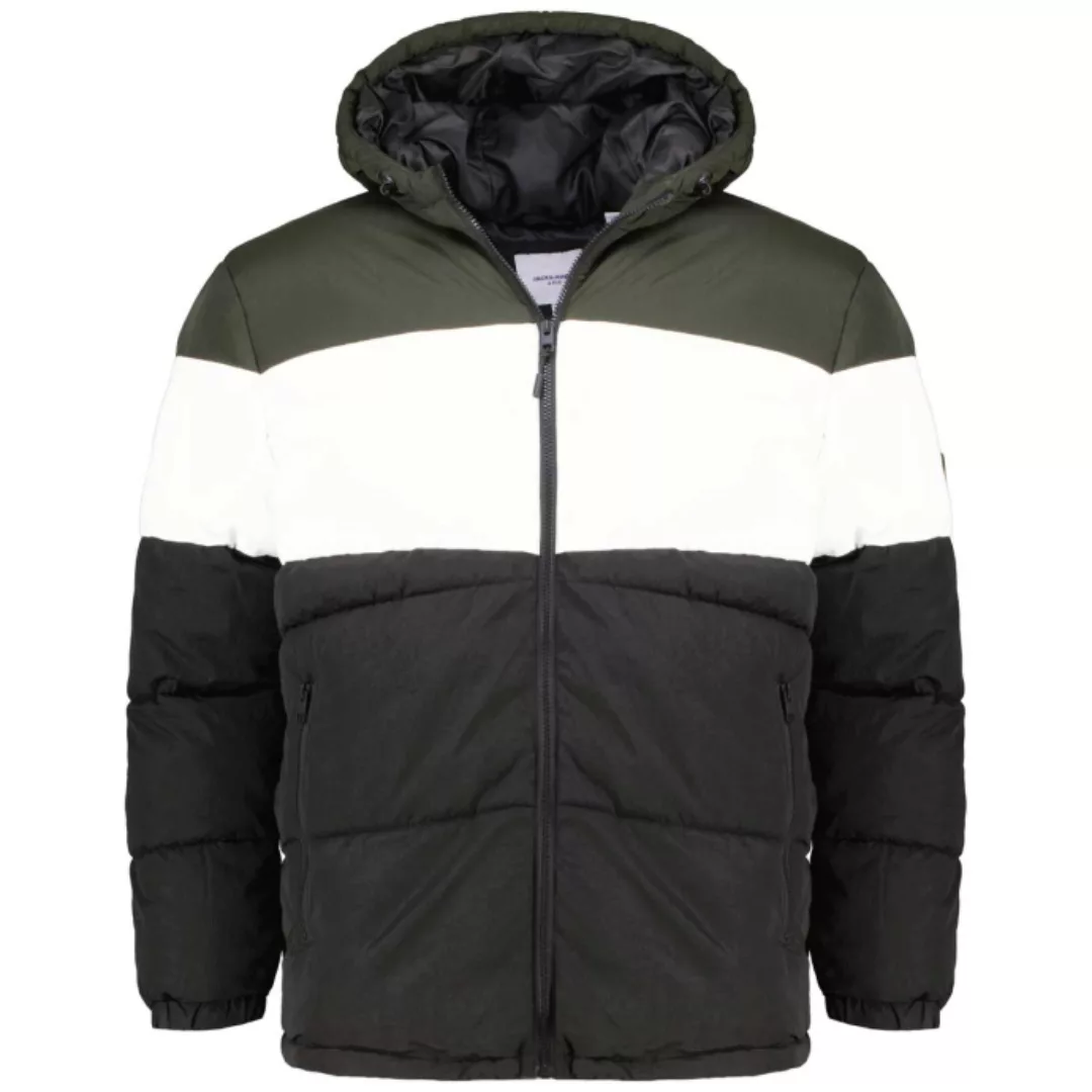 Jack&Jones Wattierte Steppjacke im Colorblock-Design günstig online kaufen