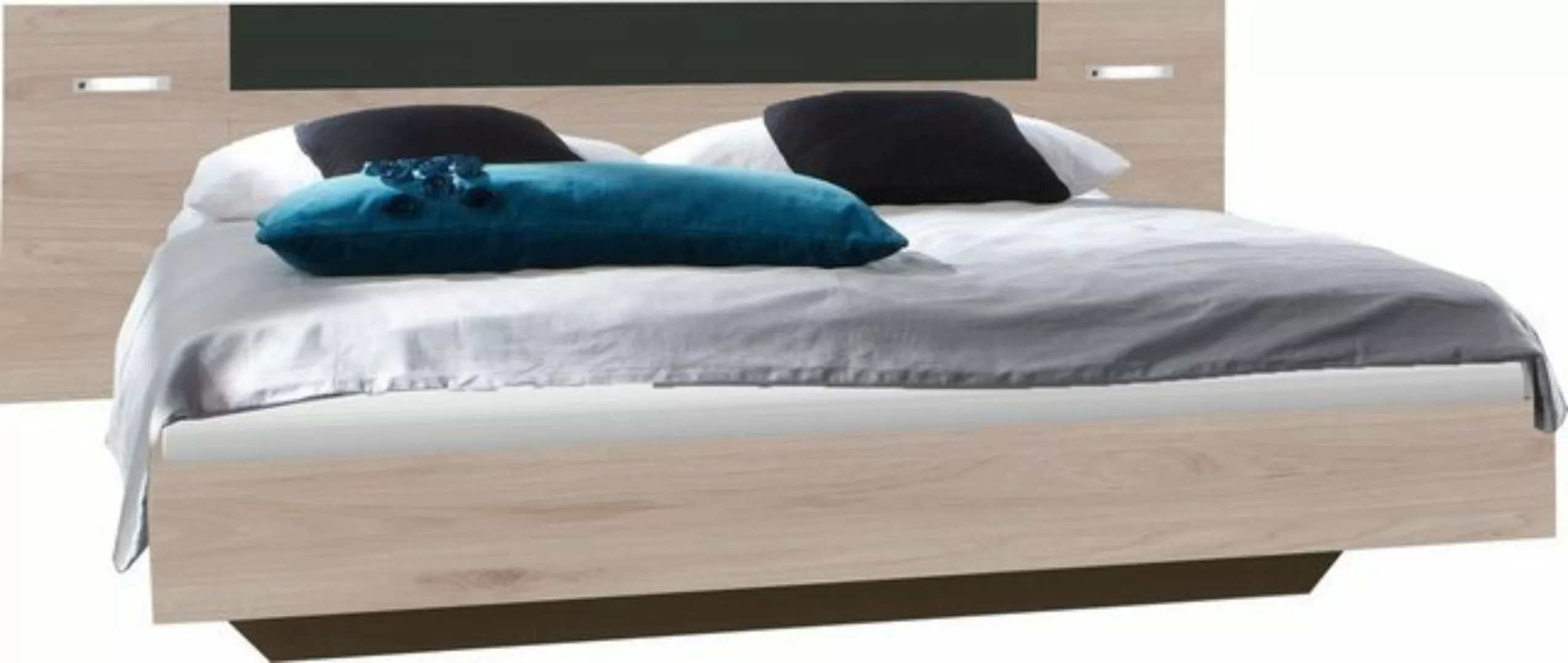 freiraum Bett Angie, in HICKORY OAK + GRAPHIT. Abmessungen (BxHxT) 209x81x2 günstig online kaufen