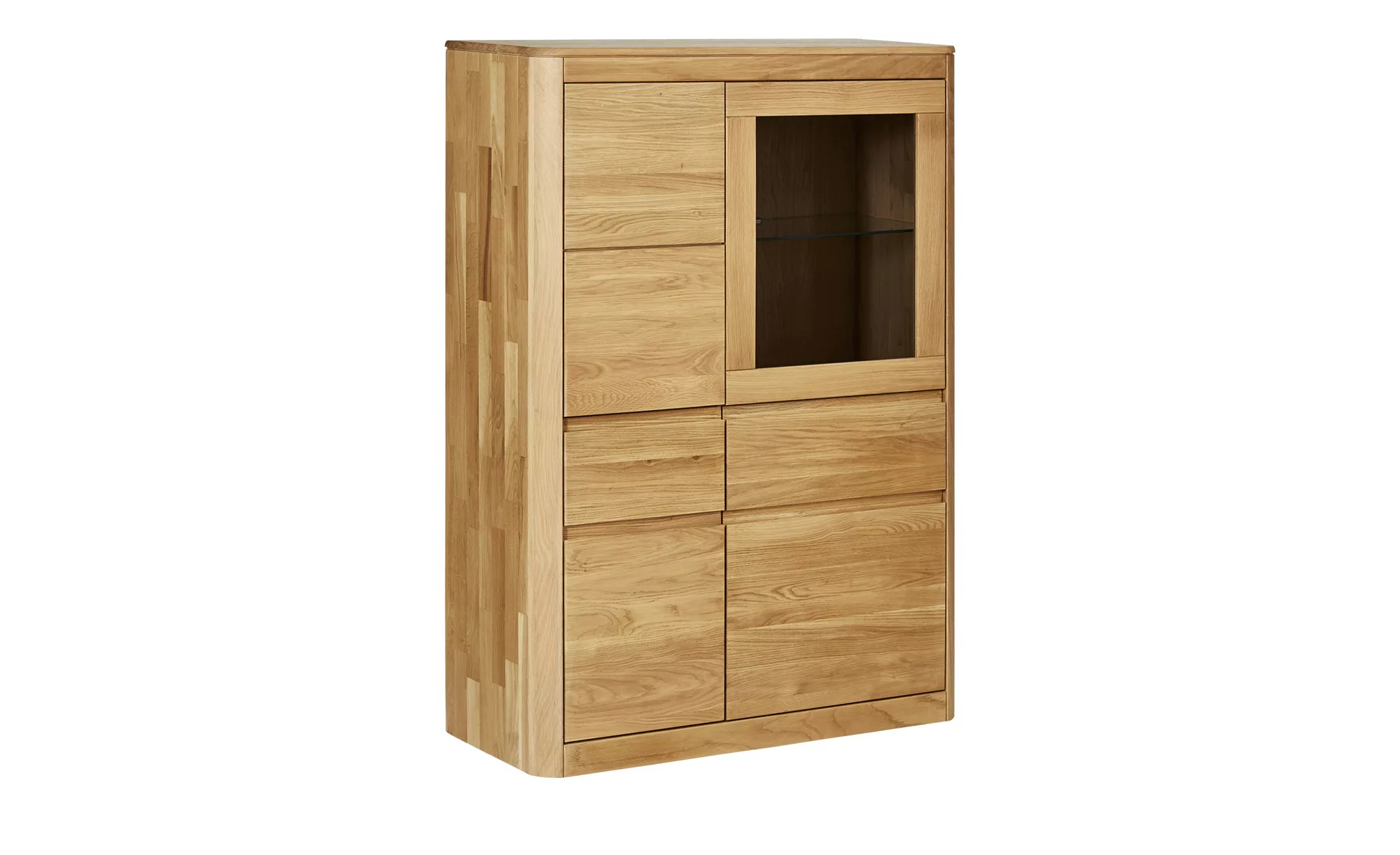 Woodford Highboard  Barton ¦ holzfarben ¦ Maße (cm): B: 100 H: 145 T: 41 Ko günstig online kaufen