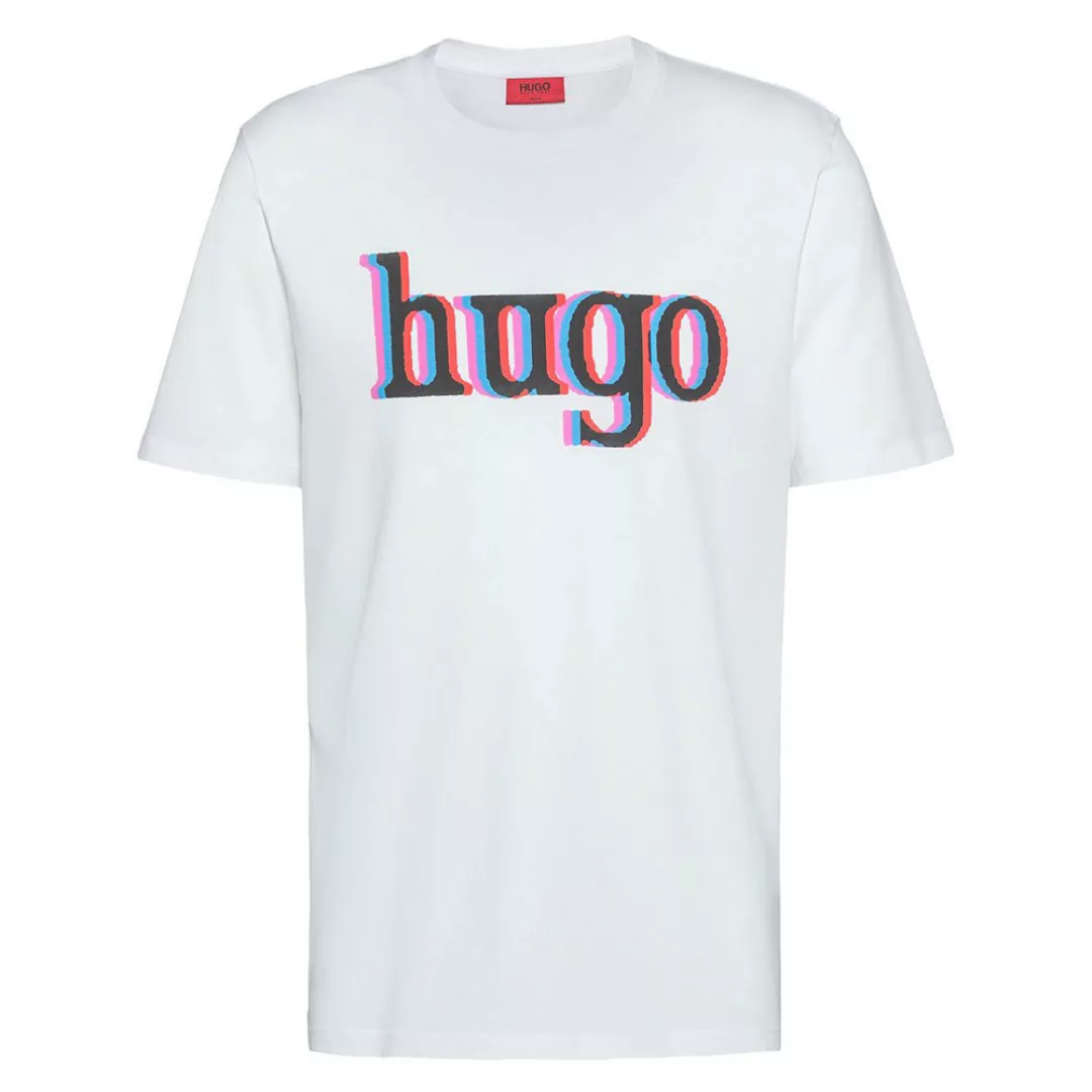 Hugo Dontrol Kurzärmeliges T-shirt L White günstig online kaufen