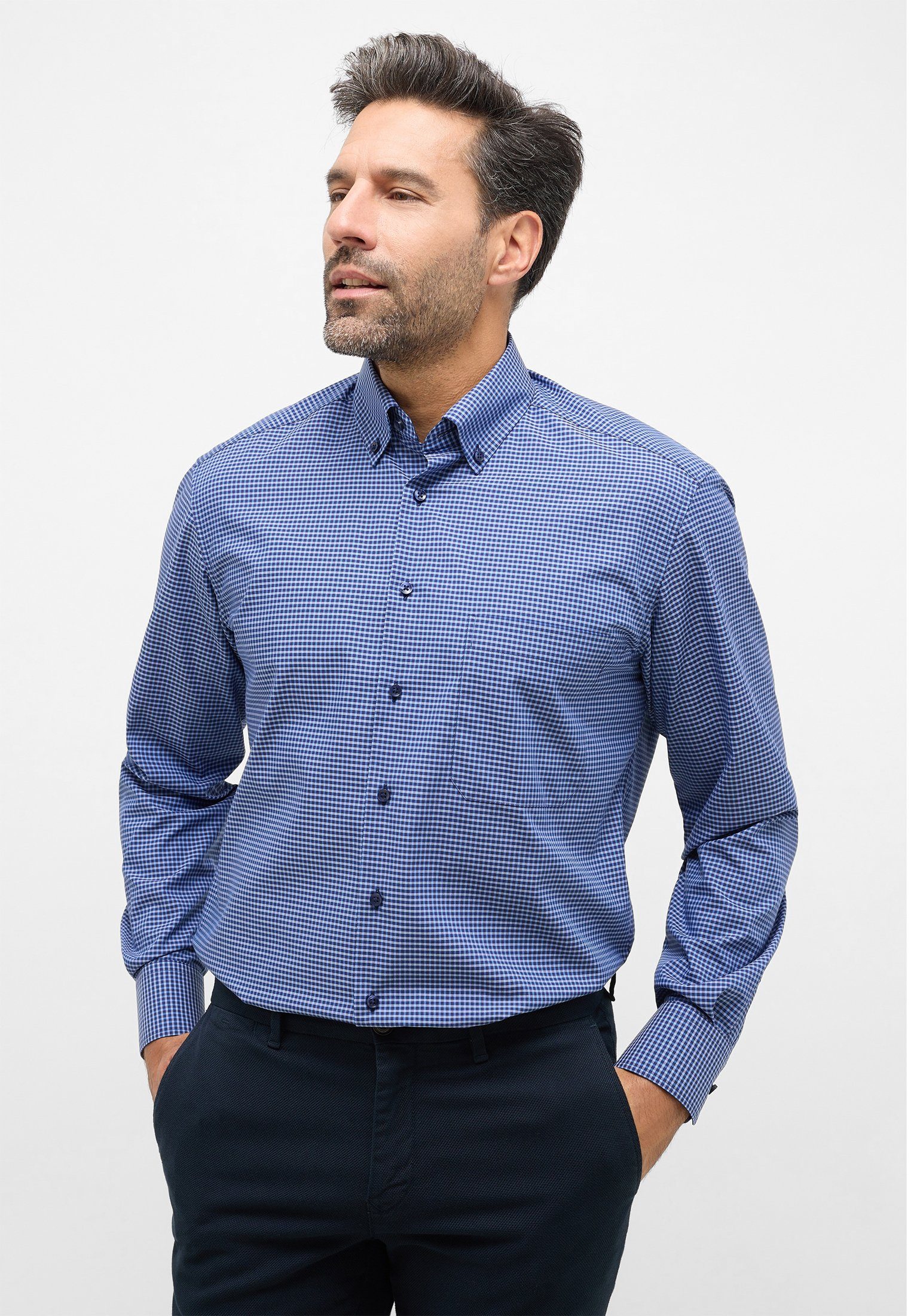Eterna Langarmhemd COMFORT FIT NON IRON günstig online kaufen