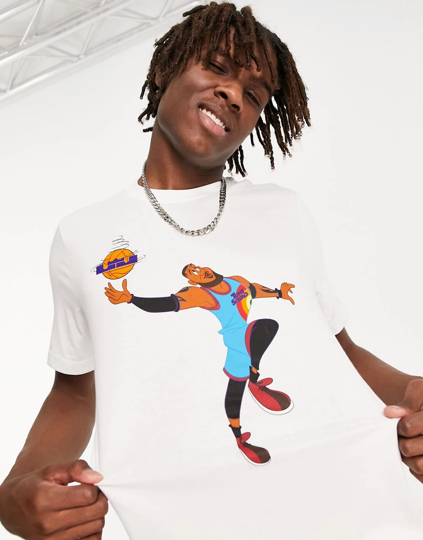 Nike Basketball – Space Jam – T-Shirt in Weiß günstig online kaufen