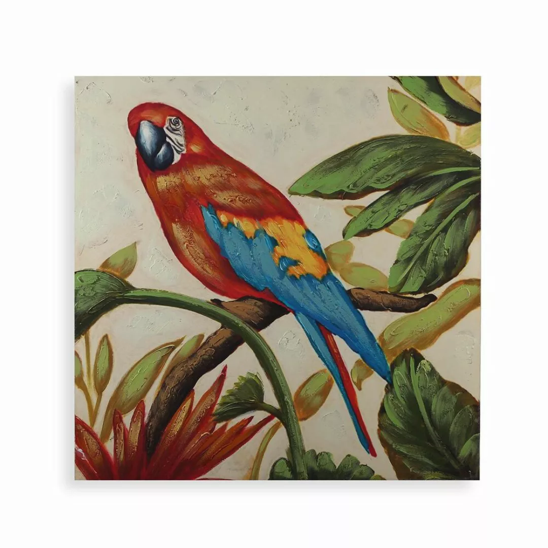 Bild Versa Papagei Leinwand (80 X 80 Cm) günstig online kaufen