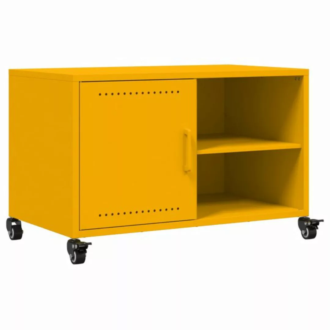 vidaXL TV-Schrank TV-Schrank Senfgelb 68x39x43,5 cm Kaltgewalzter Stahl (1- günstig online kaufen