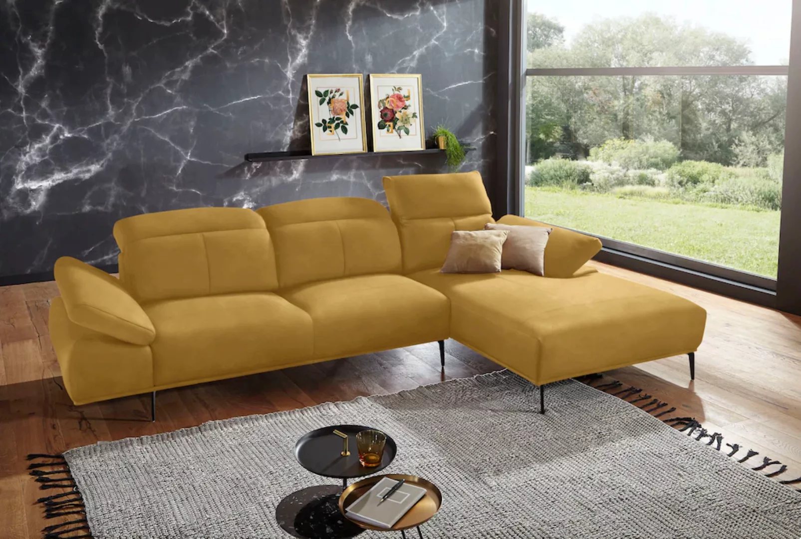 W.SCHILLIG Ecksofa "levi, Designsofa, elegant und zeitlos, bequem, L-Form", günstig online kaufen