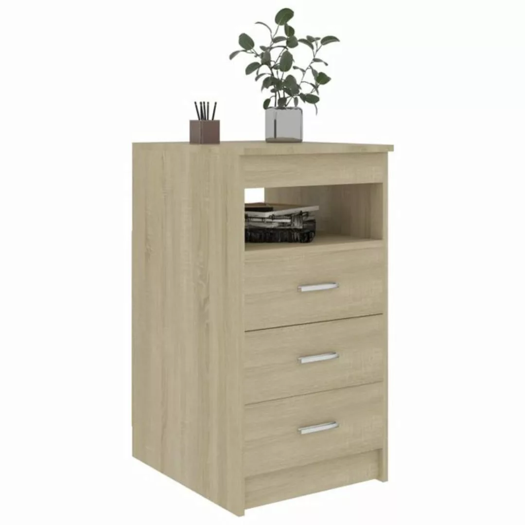 vidaXL Aktenschrank Sideboard mit Schubladen Sonoma Eiche 405076 cm Spanpla günstig online kaufen